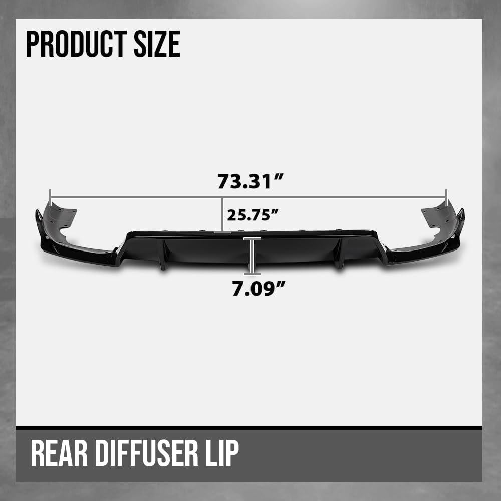 Difusor Trasero G-PLUS para Parachoques M Sport BMW G06 2020-2024