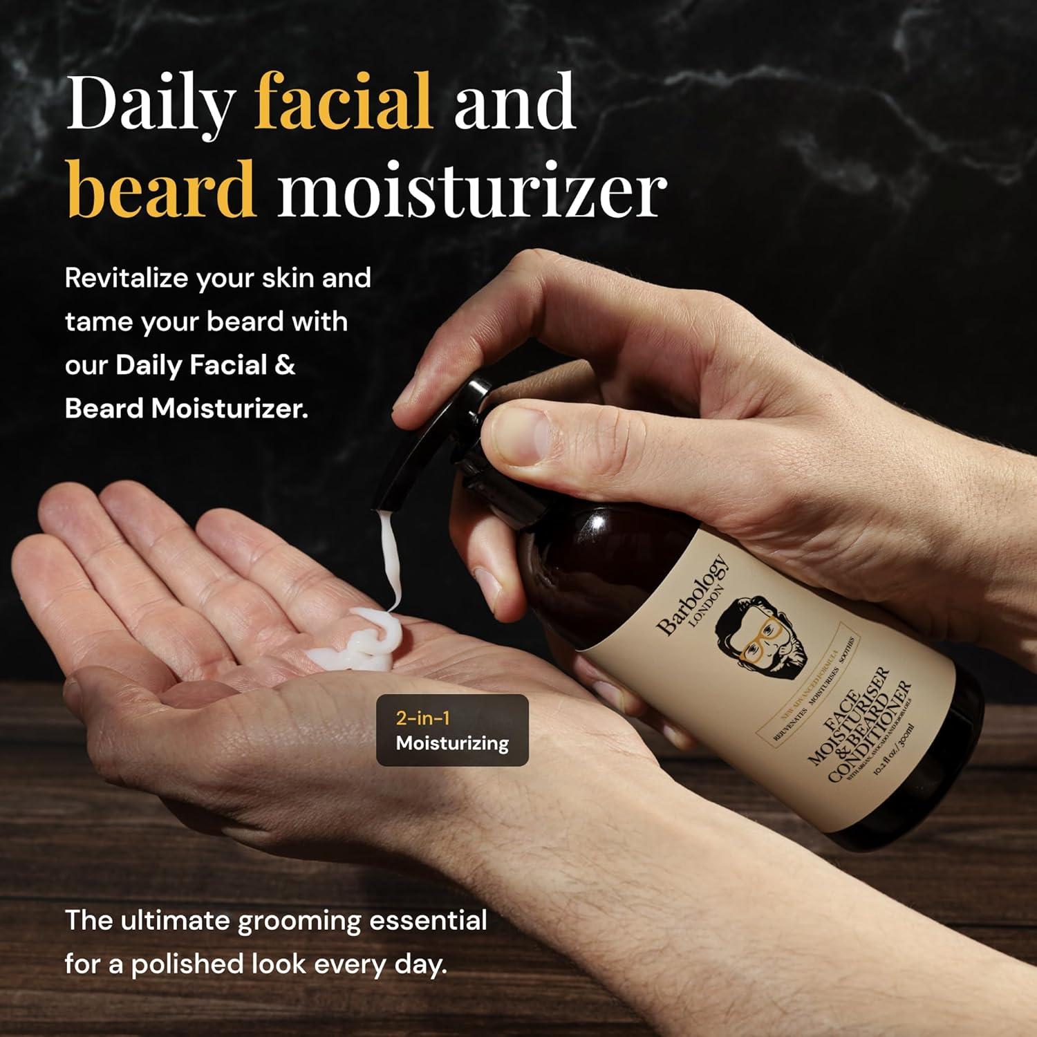 Hidratante 2 en 1 Barbology para barba y rostro 300 ml