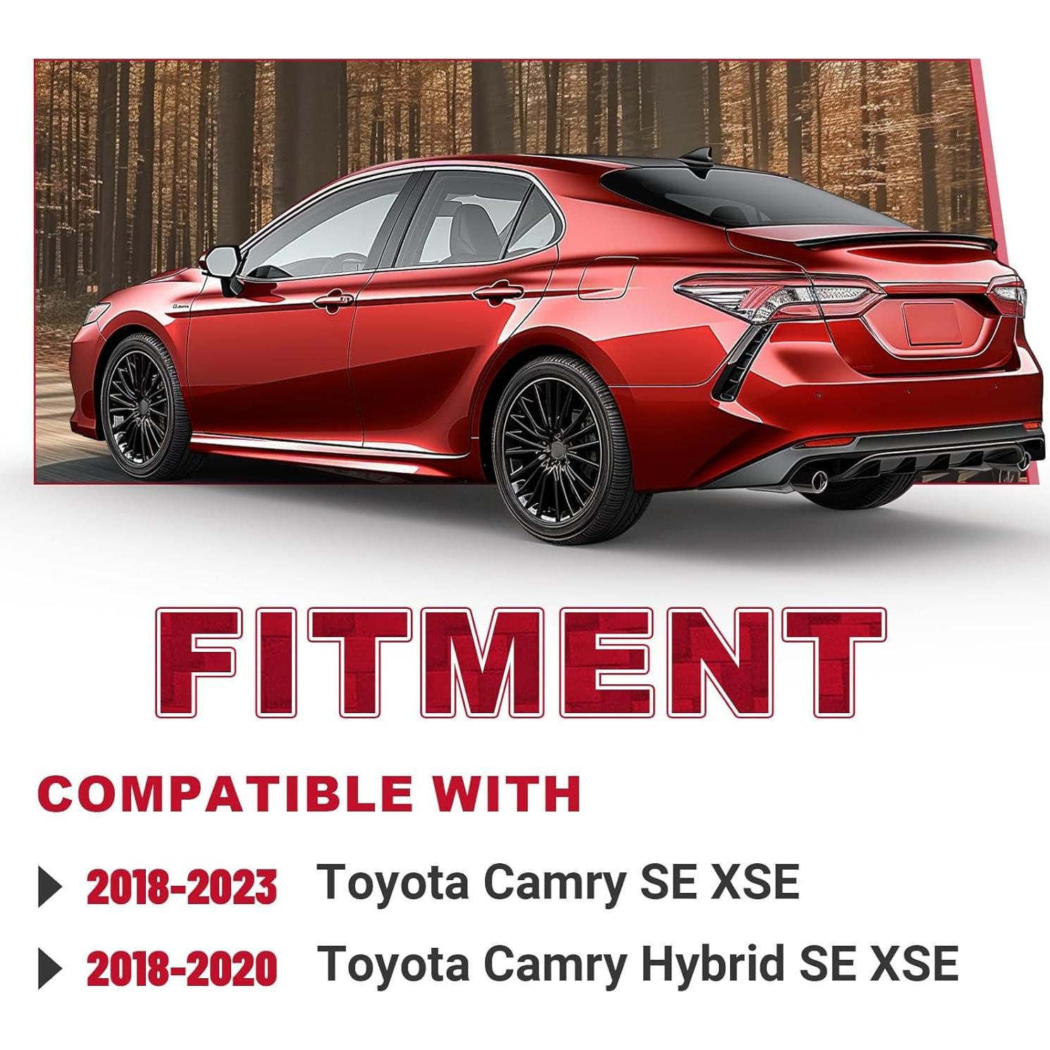 Difusor Trasero ECOTRIC para Toyota Camry 2018-2023 SE XSE