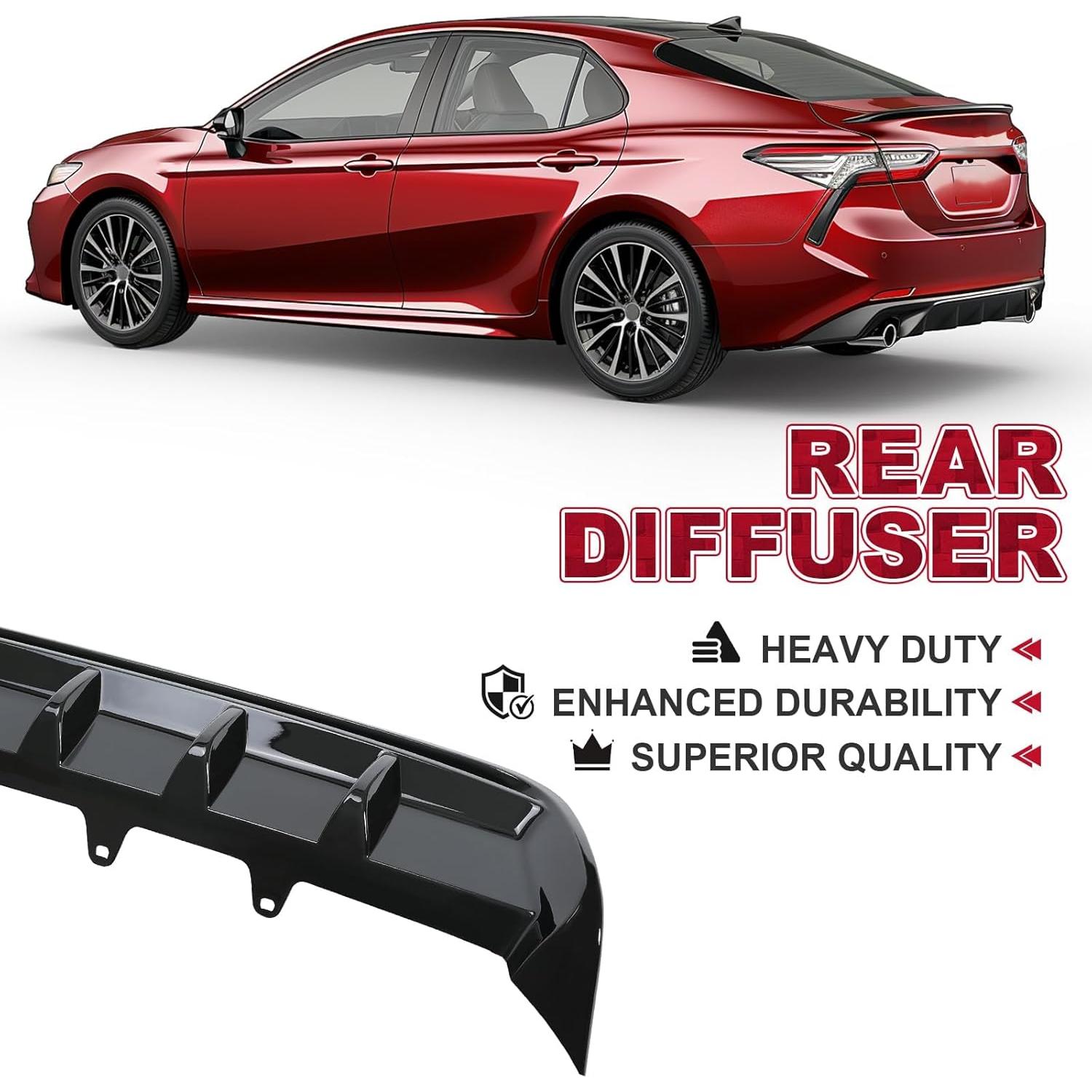 Difusor Trasero ECOTRIC para Toyota Camry 2018-2023 SE XSE