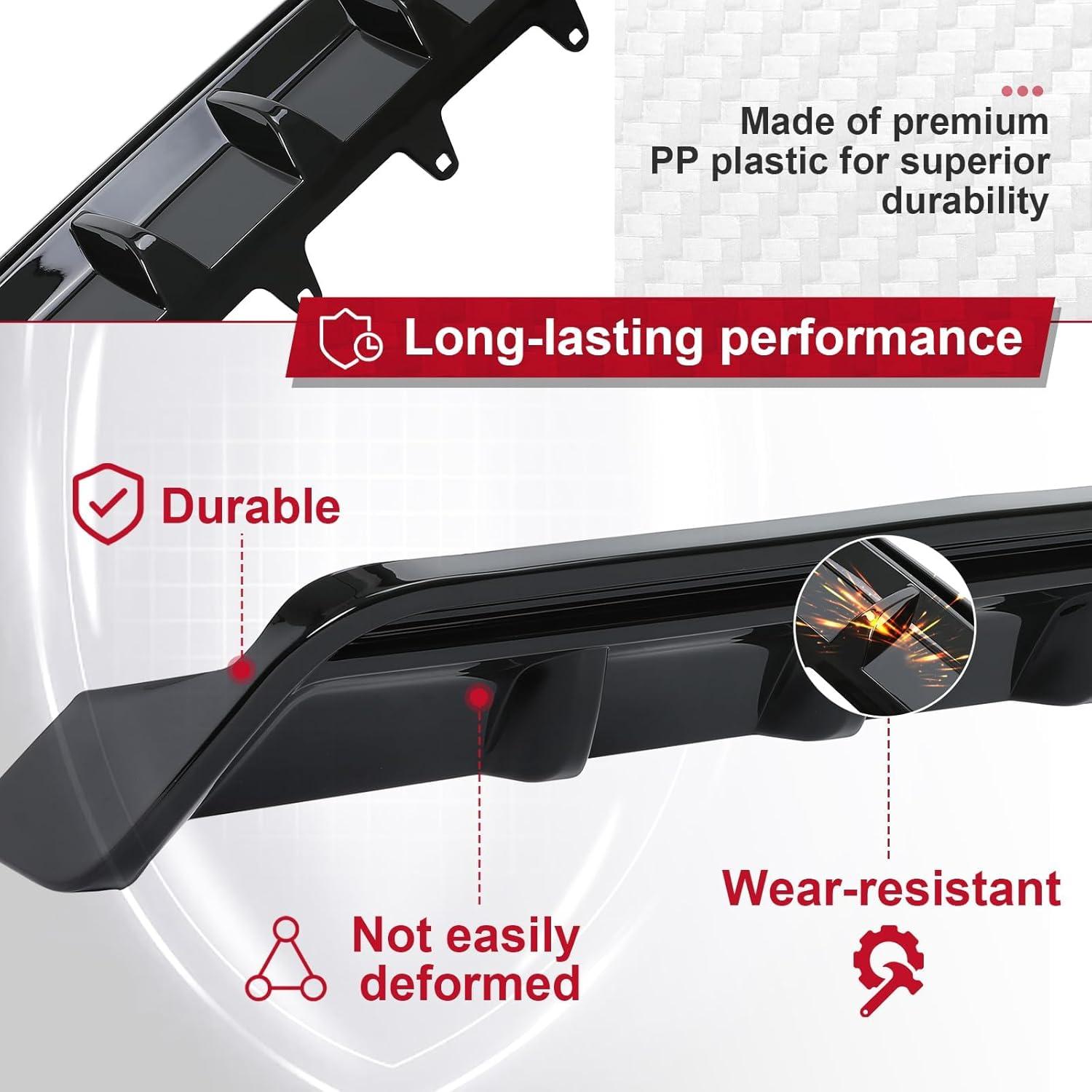 Difusor Trasero ECOTRIC para Toyota Camry 2018-2023 SE XSE