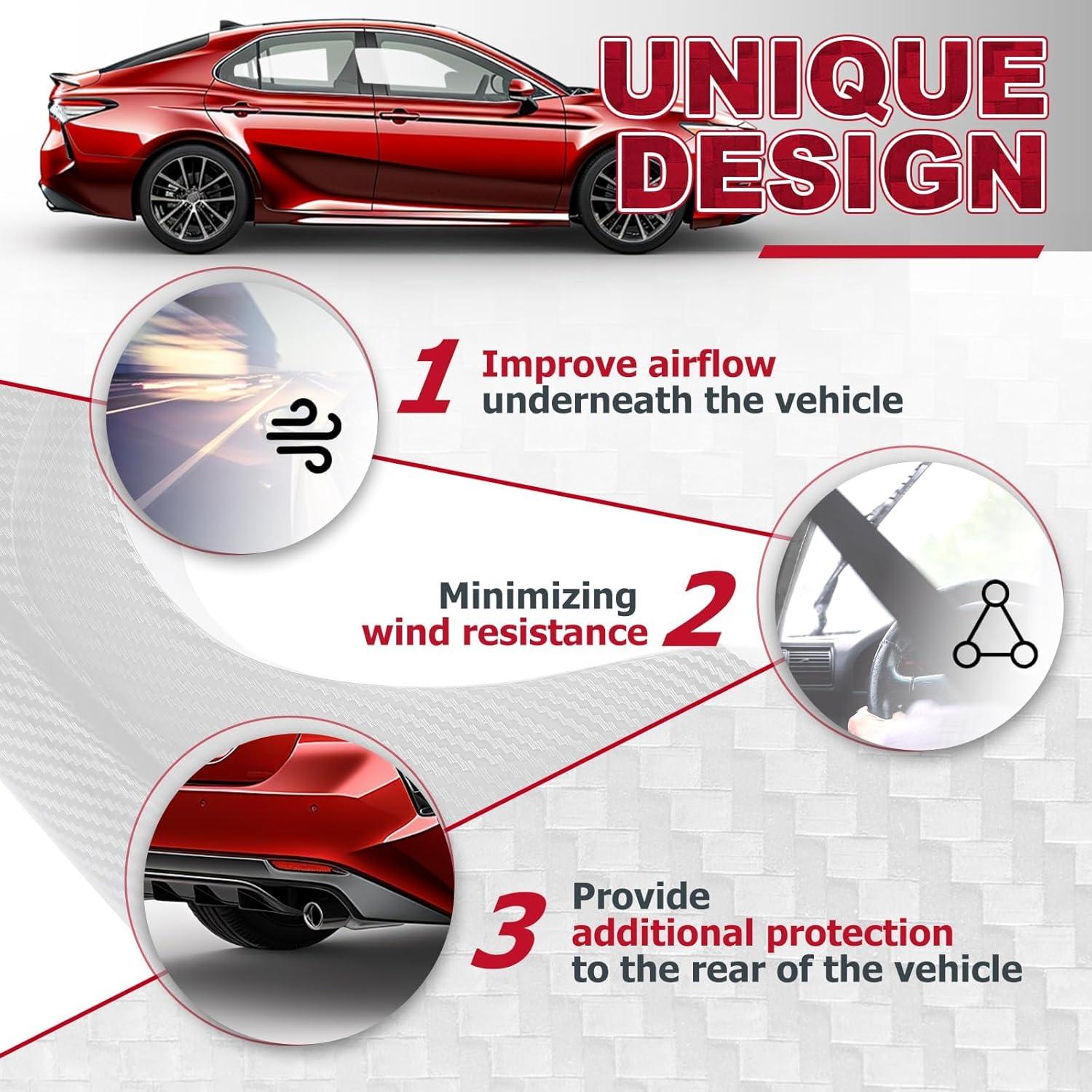 Difusor Trasero ECOTRIC para Toyota Camry 2018-2023 SE XSE