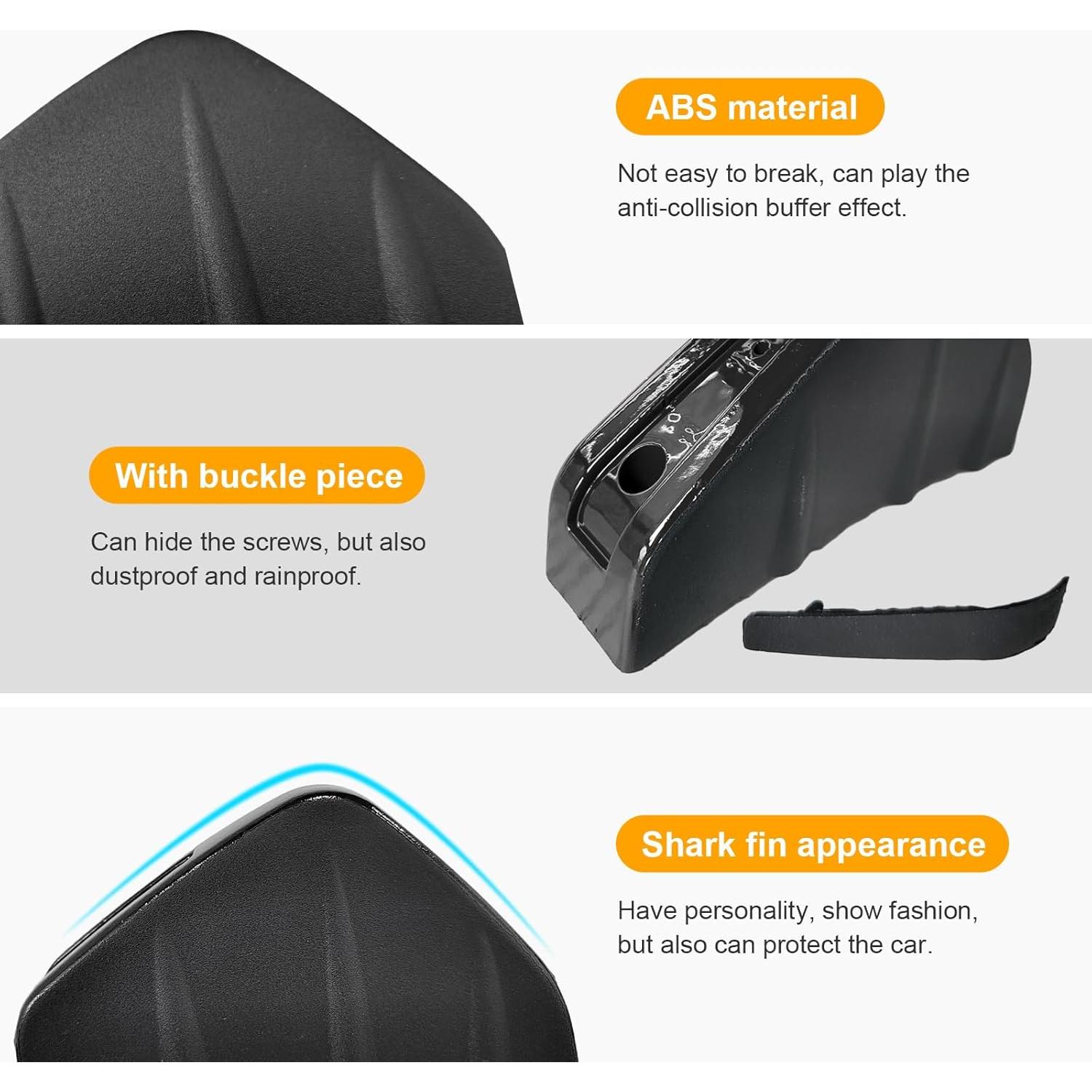 Difusor de Labio de Parachoques Trasero Augeny Universal Negro