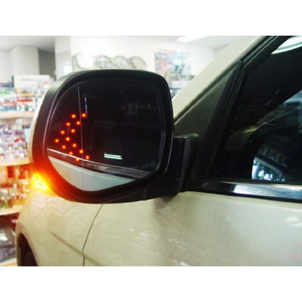 Paneles LED Flecha Rojo iJDMTOY para Señal de Giro Espejo