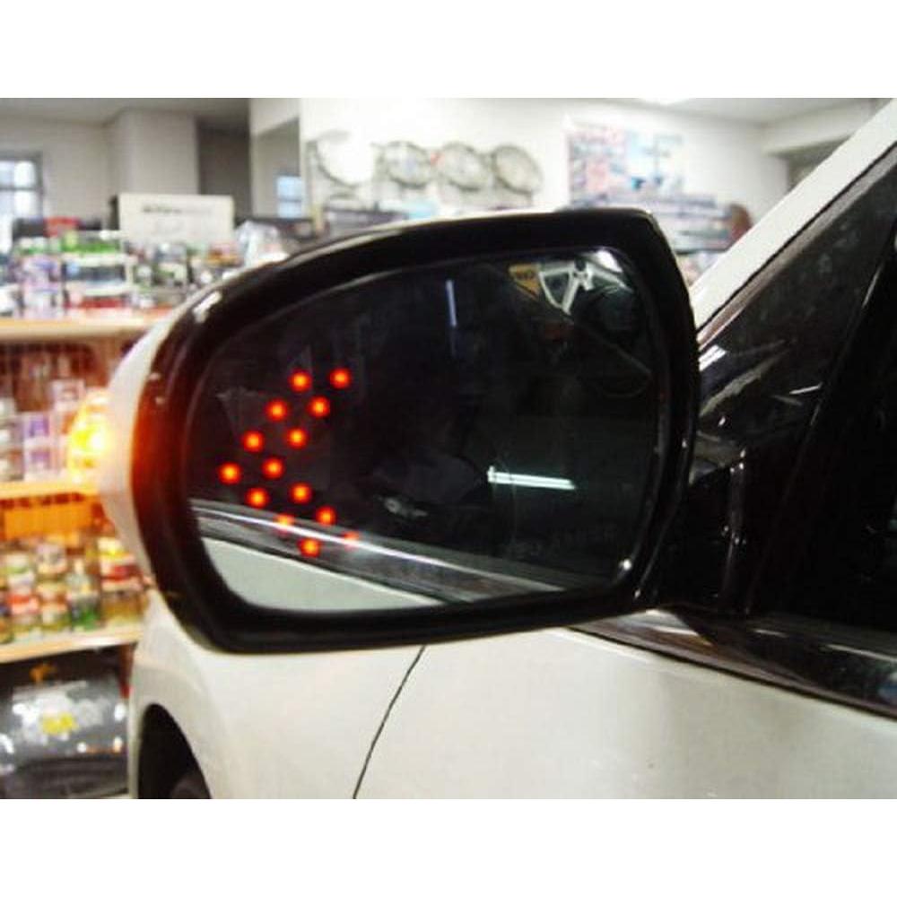 Paneles LED Flecha Rojo iJDMTOY para Señal de Giro Espejo