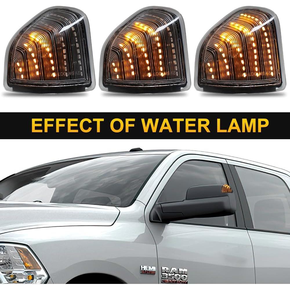 Luces de señal de giro LED Dodge Ram 2010-2018 - Lente clara