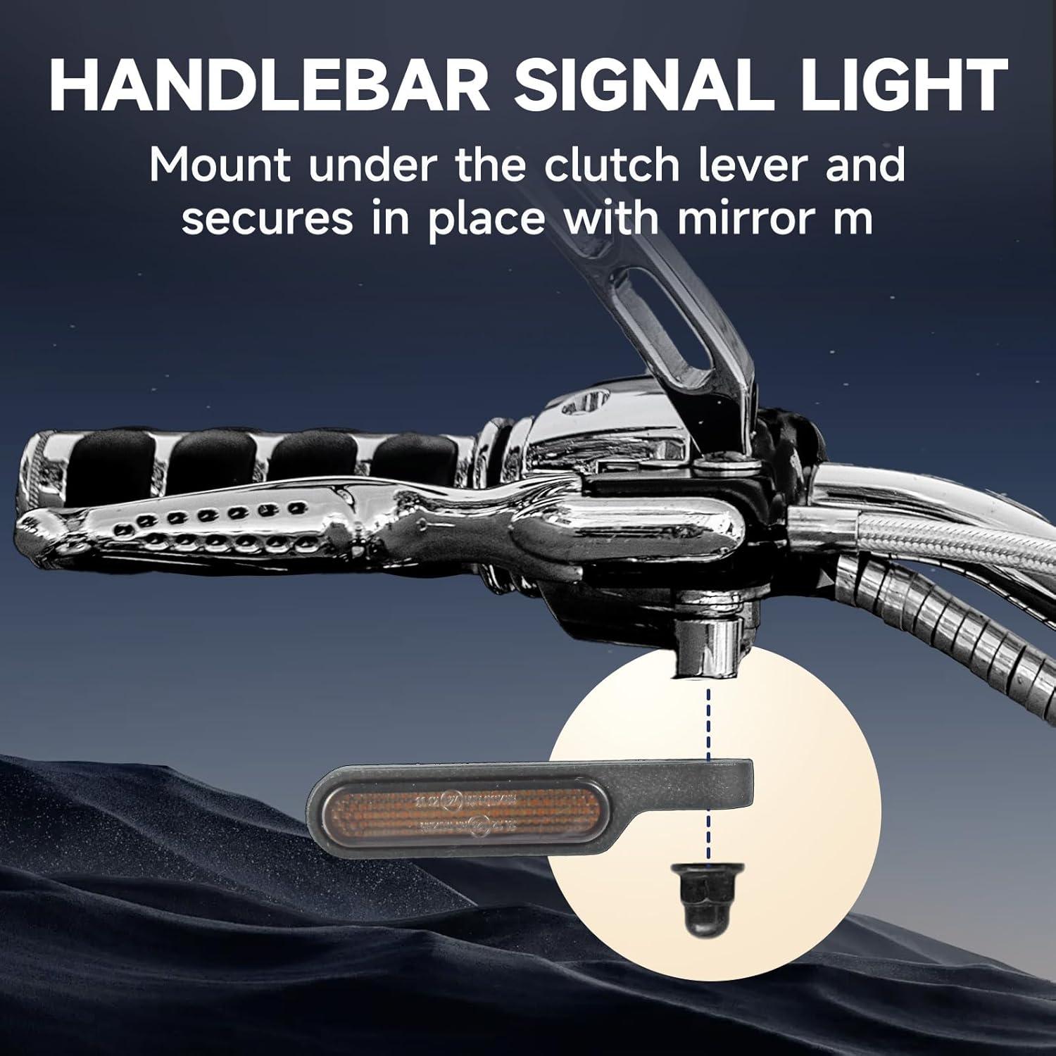 Señales de Giro LED ZENTHOR Universales para Motocicleta