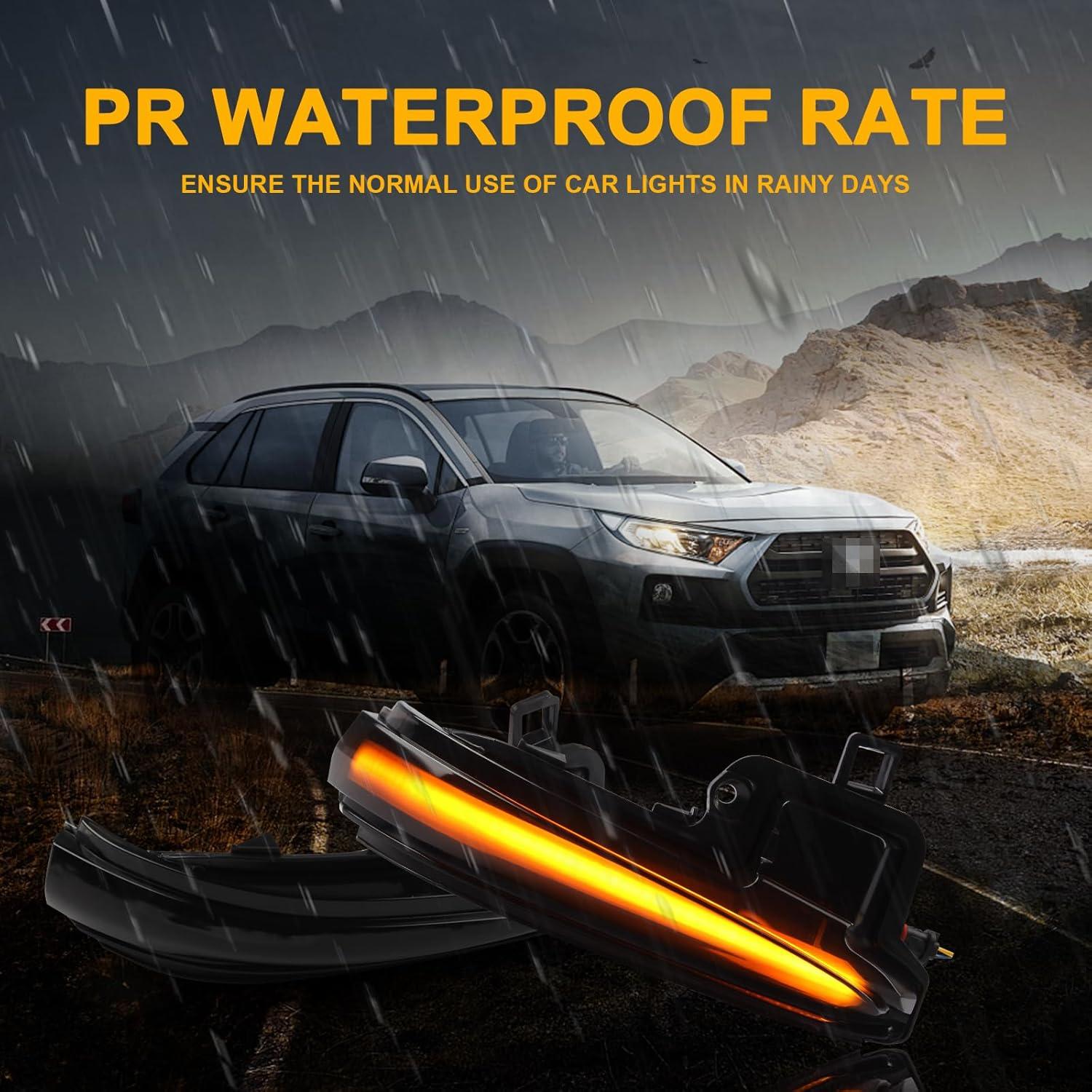 Luces de Señal de Giro LED Doiplent para Toyota Tacoma/RAV4 2016-2024