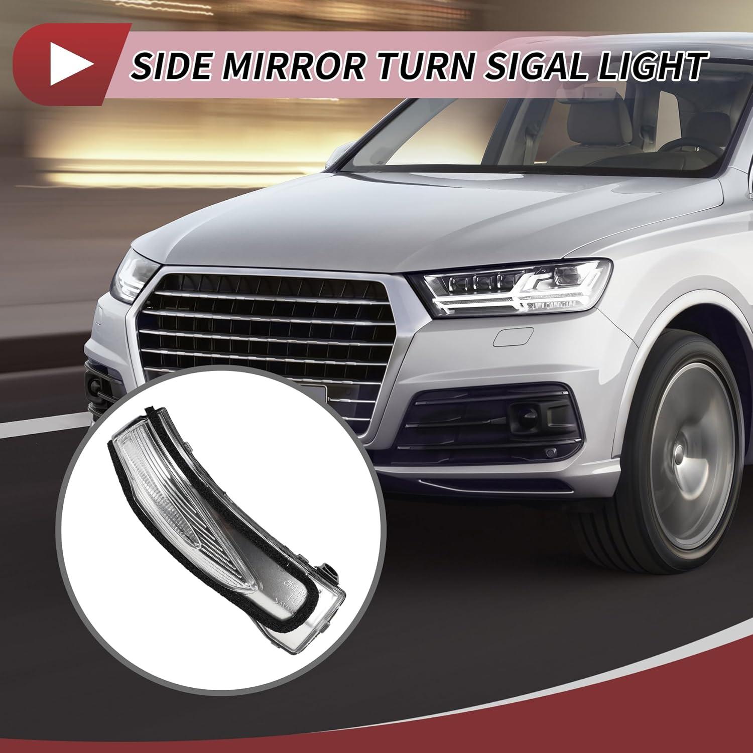 Luz de Señal de Giro en Espejo Derecha HEROFFIX para Hyundai Santa Fe 2019-2021