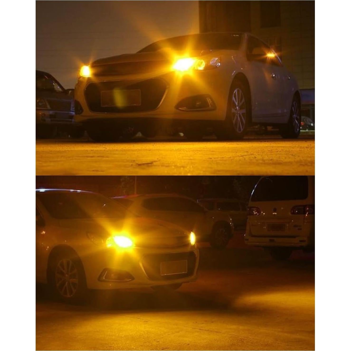 Bombillas LED Amarillo Ámbar 1157 MEALAM para Honda Civic