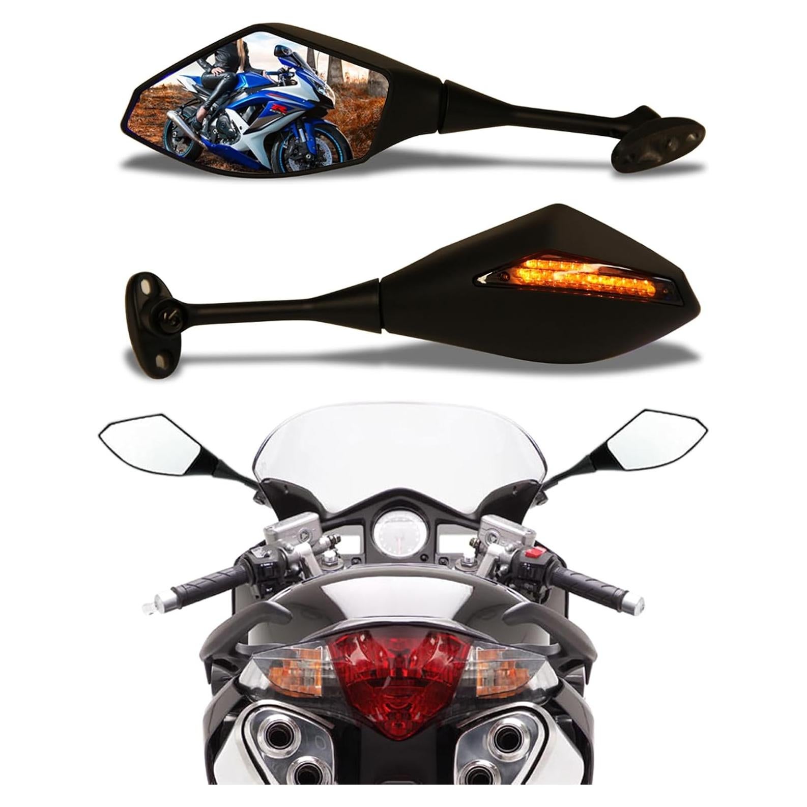 Espejos retrovisores LED Rich Choices para Honda CBR600RR CBR1000RR