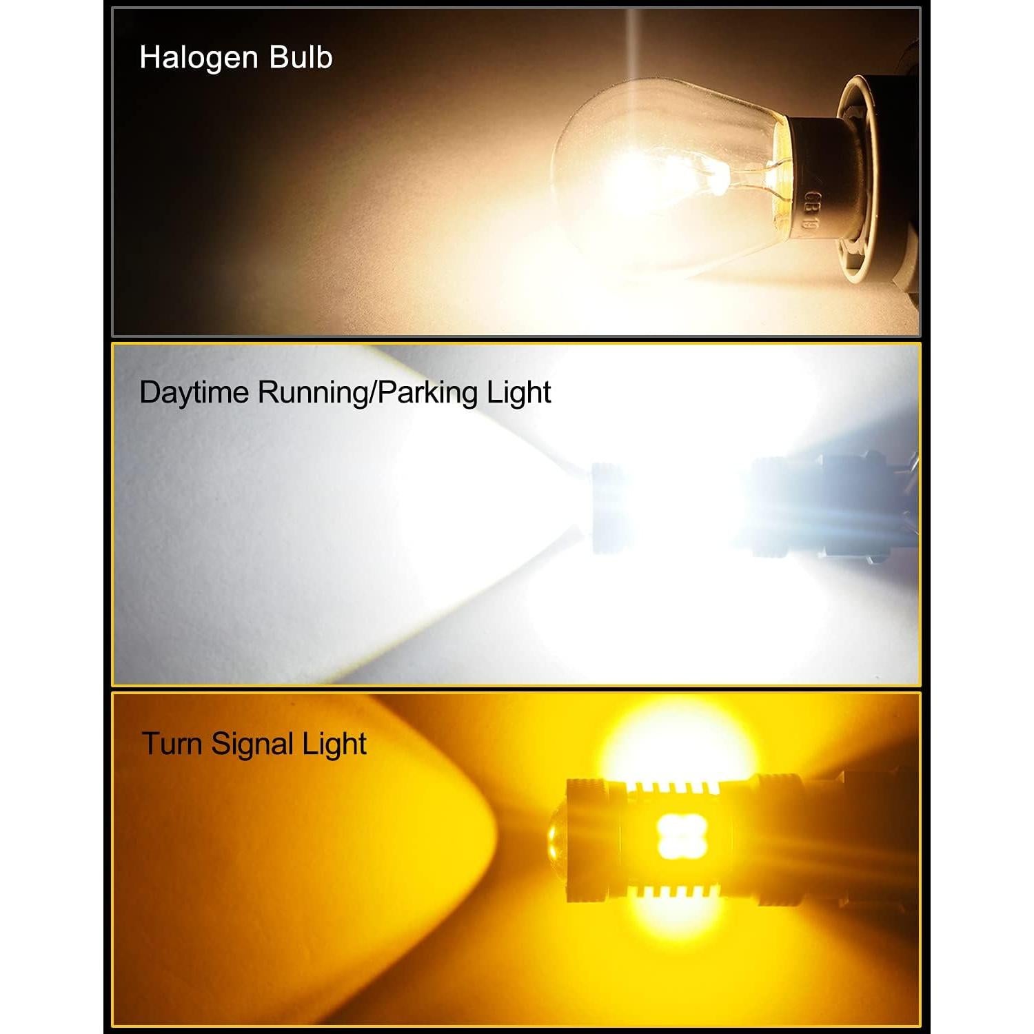 AUXITO 1157 Bombilla LED Switchback Doble Color 35000h