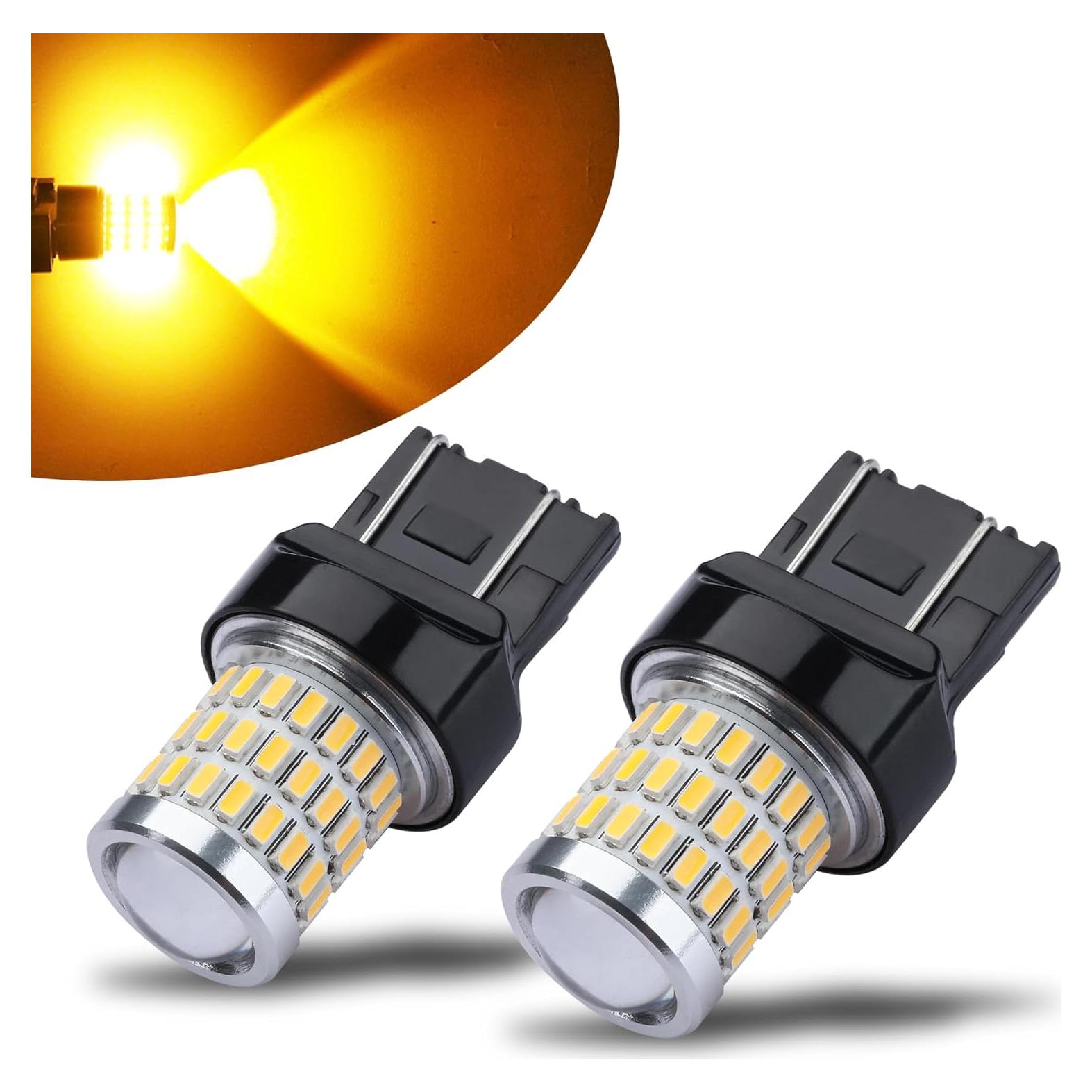 Bombillas LED Ámbar iBrightstar 7443 - Paquete de 2, 450 Lúmenes