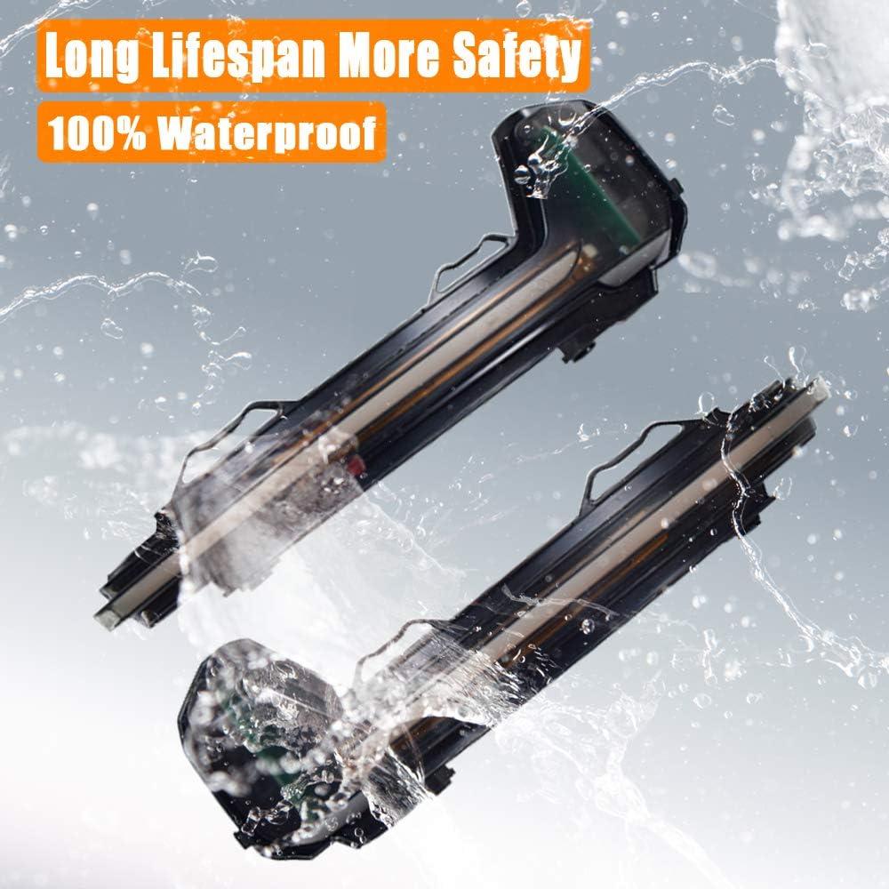 Luz de Señal de Giro LED Hacreyatu Amarilla VW Tiguan MK2 2017-2019