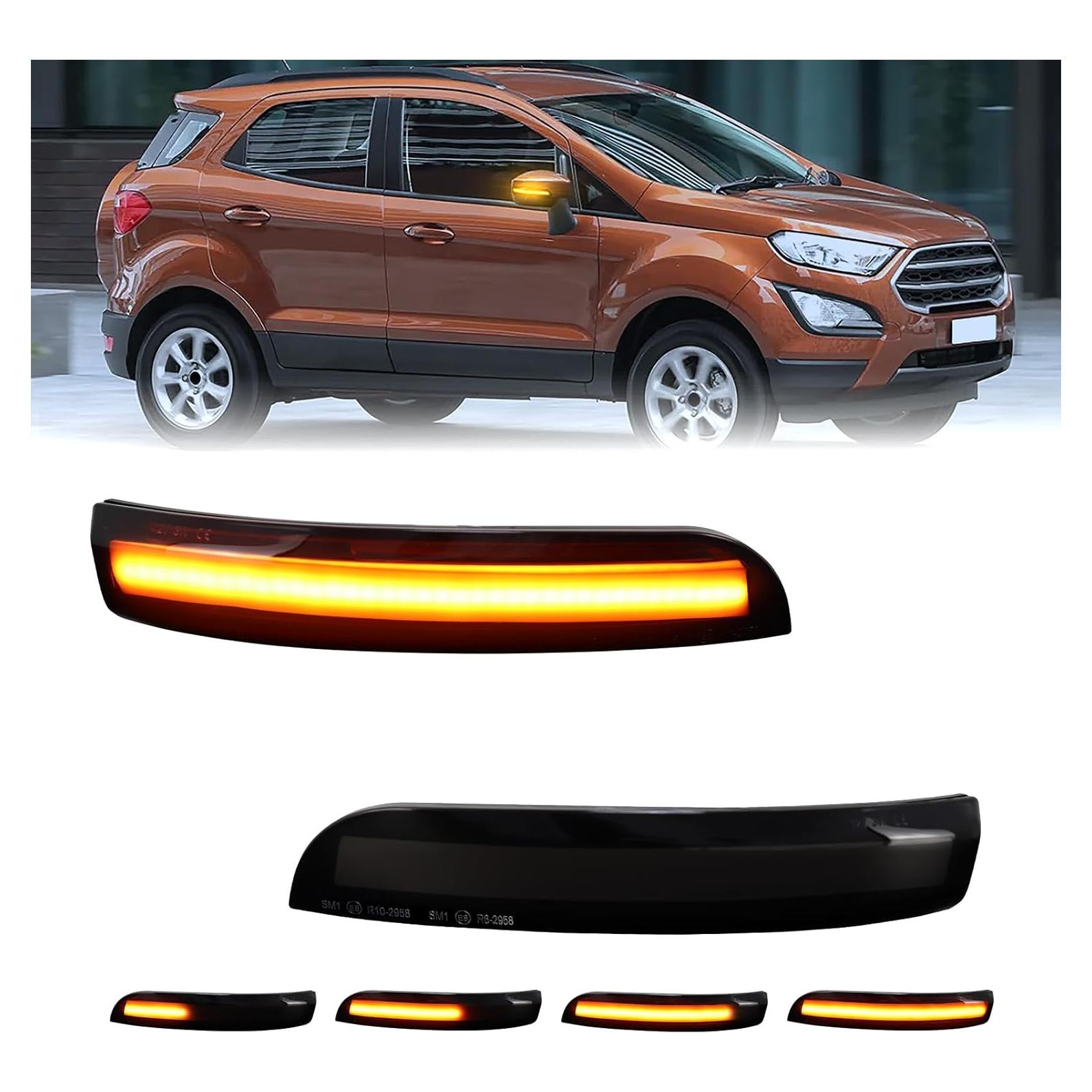 Luces de señal de giro LED secuenciales CYBORICH ámbar para Ford