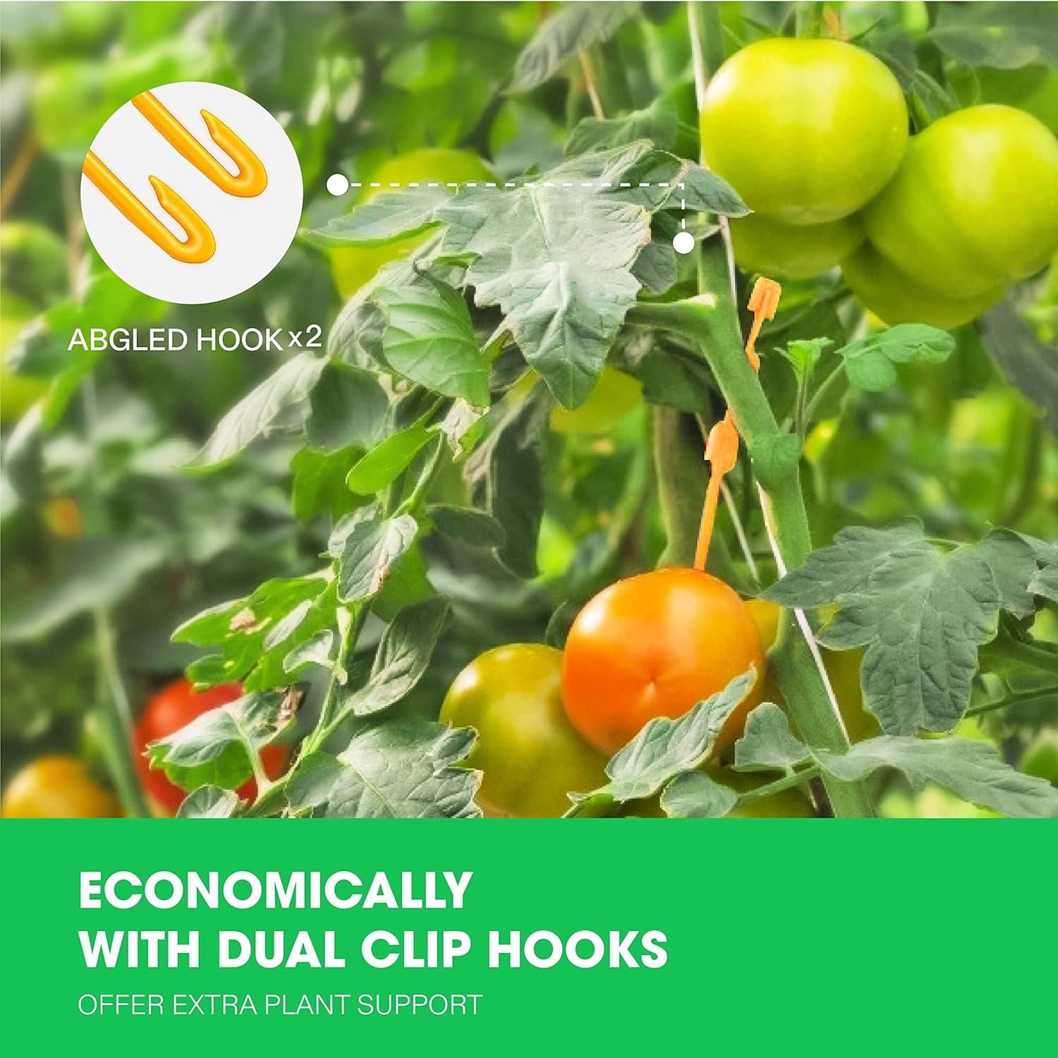 Yoyo Retráctil para Plantas VIVOSUN 12 PCS Amarillo 147 cm