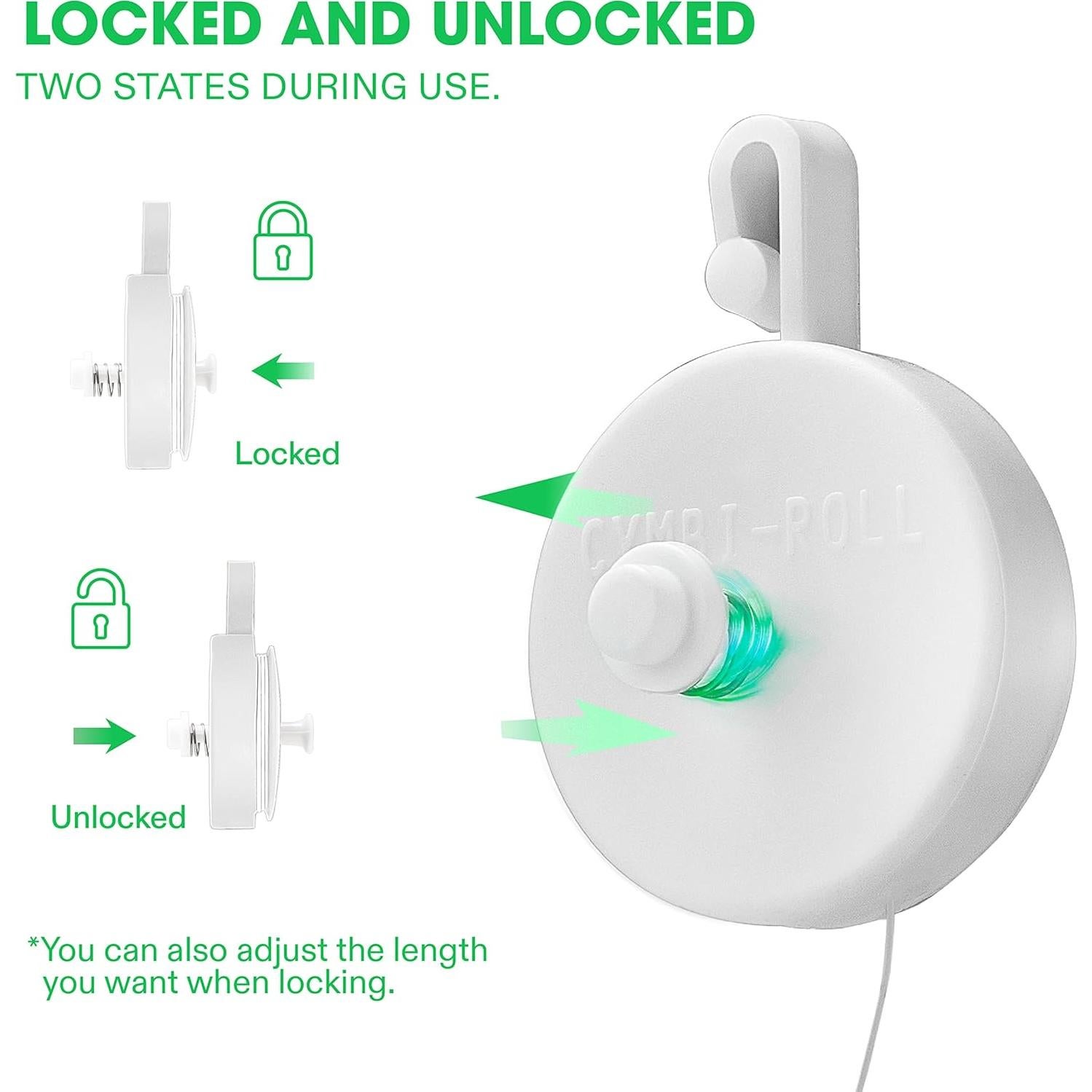 Yoyo Retráctil para Plantas VIVOSUN 12 PCS Soporte Jardín