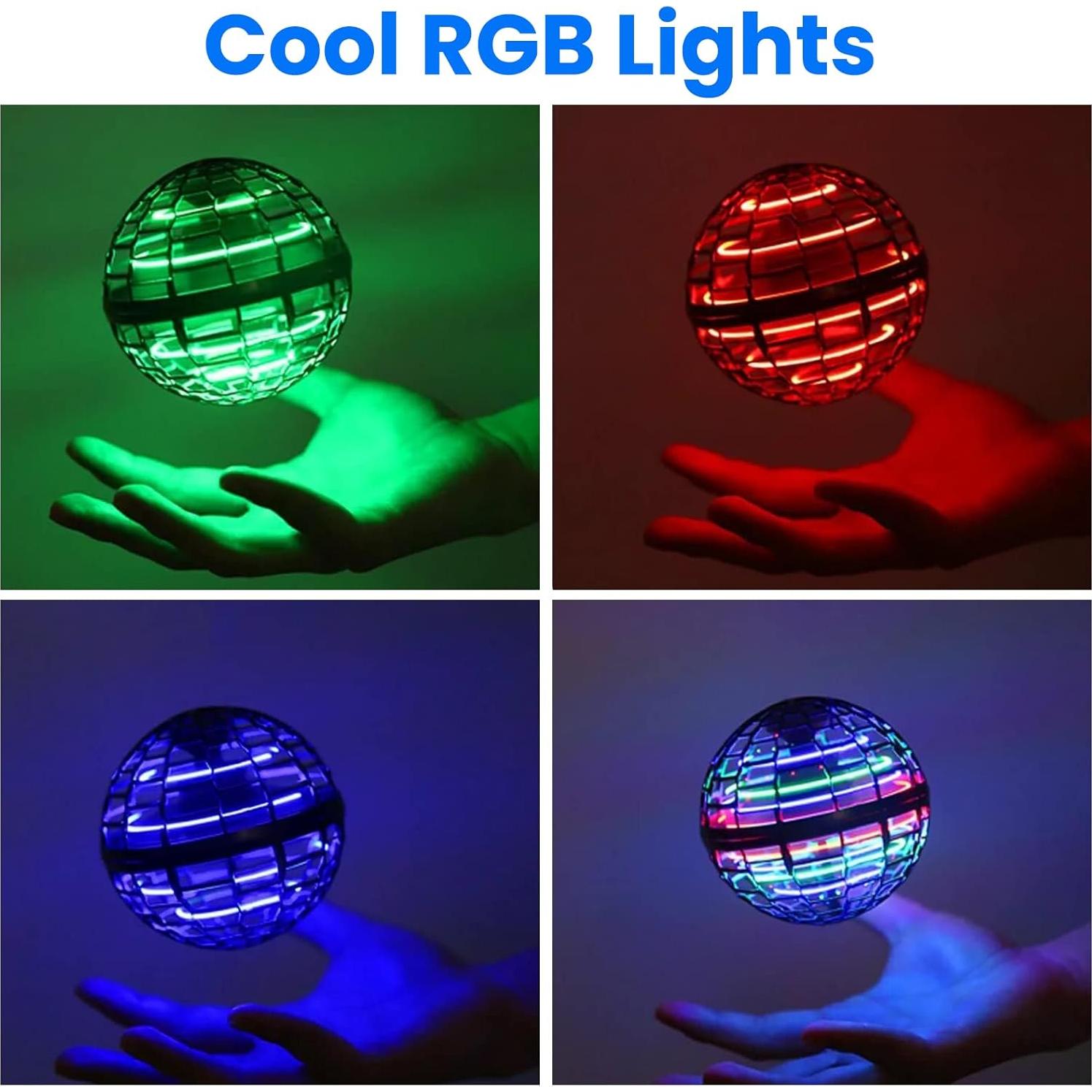 Bola Voladora RGB OKPOW TSM006-B para Niños y Adolescentes