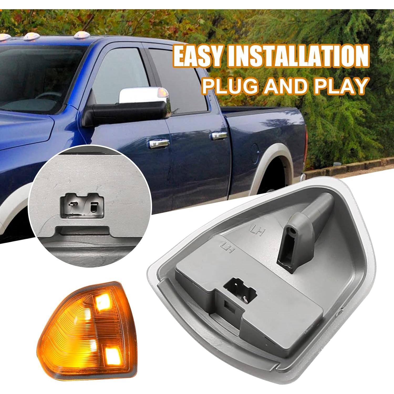 Luces de Señal de Giro LED Vkinman para Dodge Ram 2010-2018