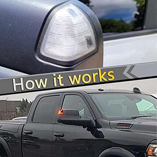 Luces de Señal de Giro LED Espejo Lateral Dodge Ram 2010-2018