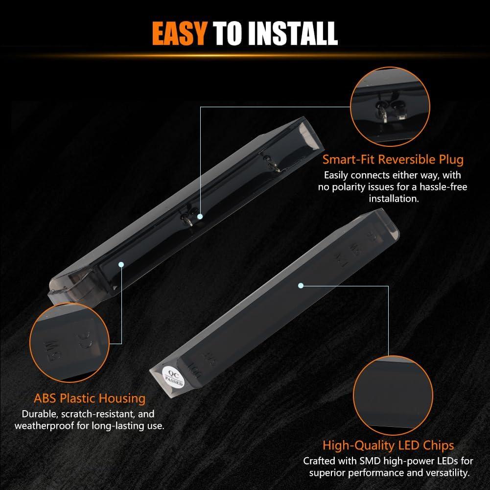 Luces de Marcador LED Secuenciales ATROVI para Ford F150 2004-2014