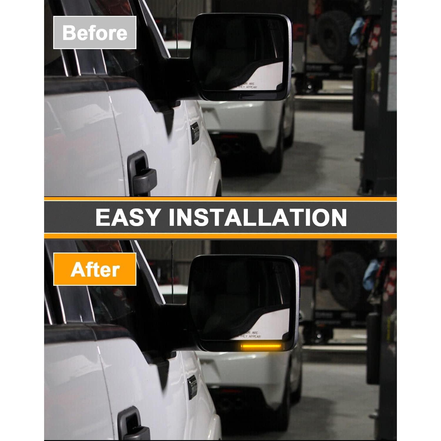 Luces de Señal de Giro LED Aexploer para Espejo Lateral F150 2004-2014