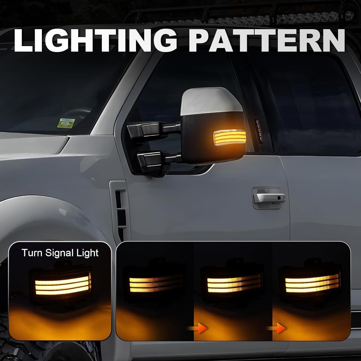 Luces LED de señal de giro Aexploer para F150 2015-2025