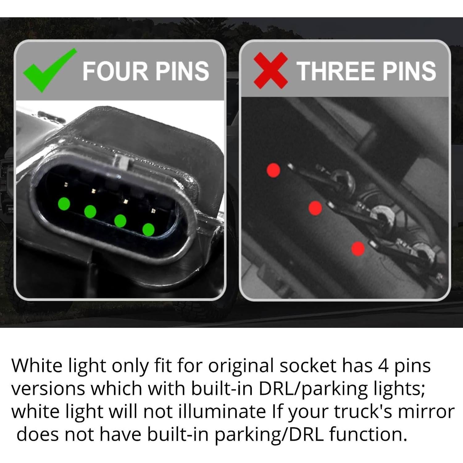 Luces LED de señal de giro Aexploer para F150 2015-2025