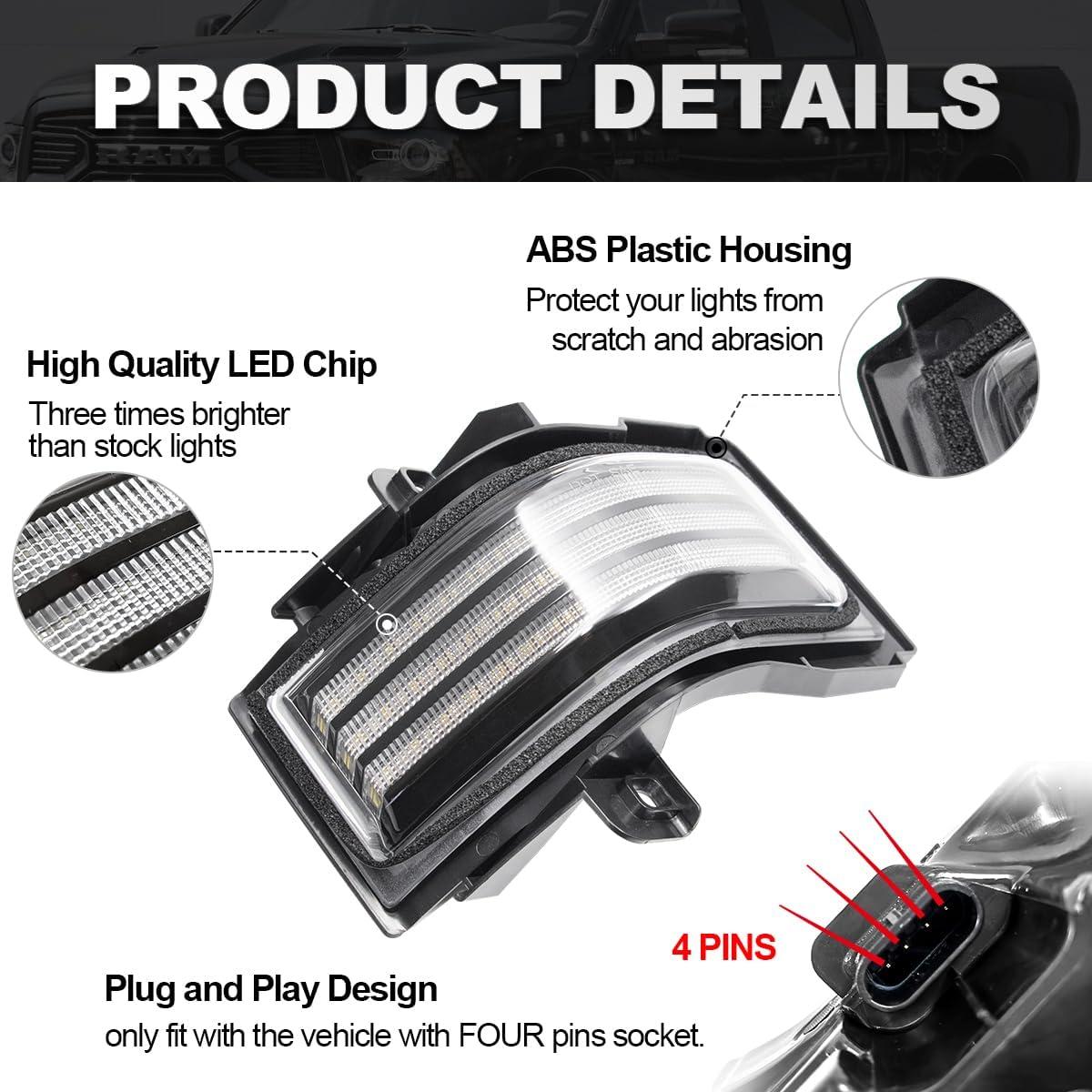 Luces LED de señal de giro Aexploer para F150 2015-2025