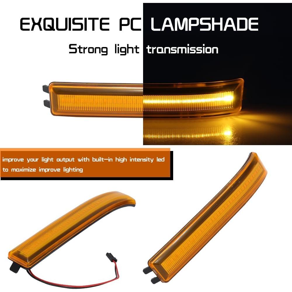 Luces de Señal de Giro LED Tonsya Ámbar para Ford F150 2009-2014