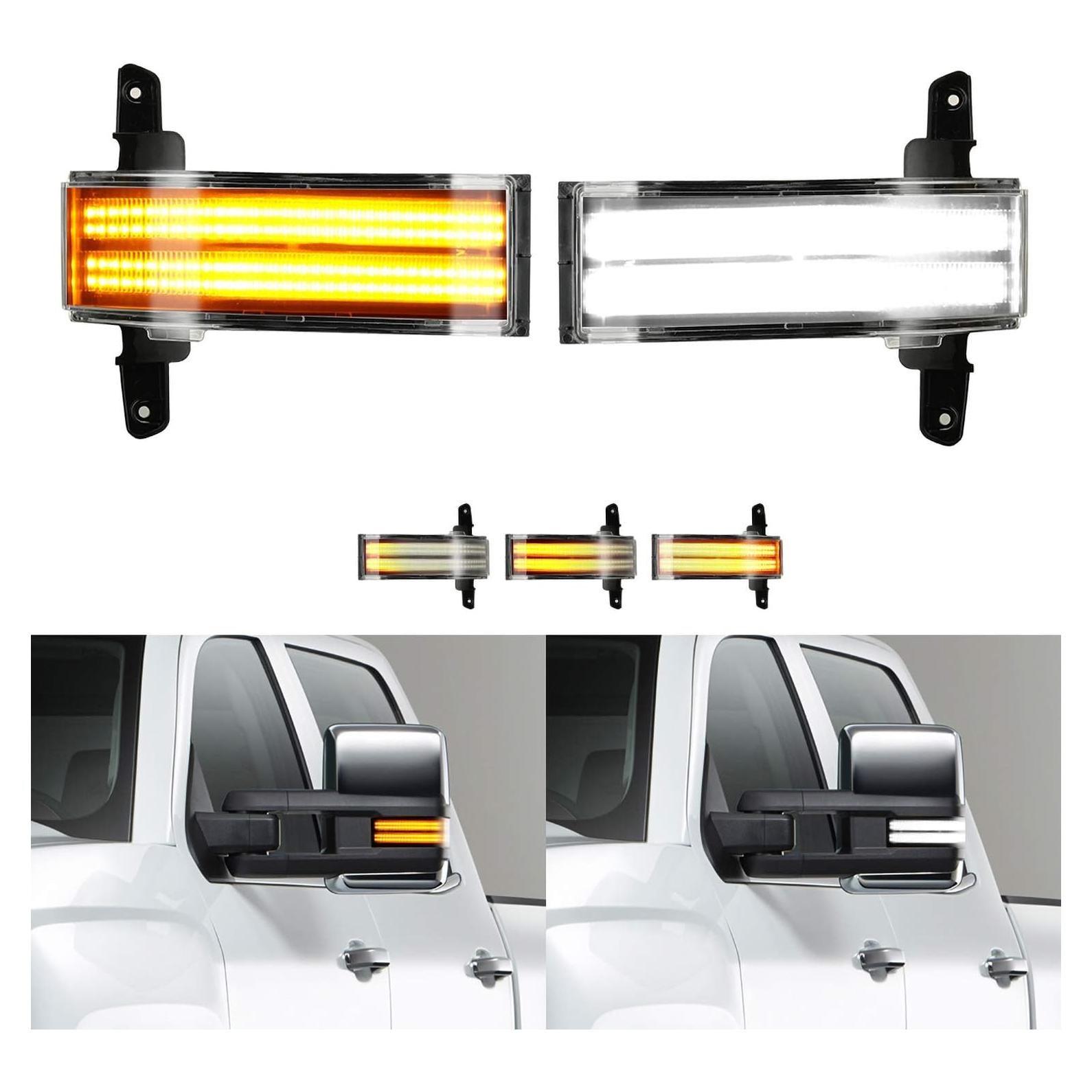 Luces LED Secuenciales ROCCS para Espejo Lateral Chevy/GMC 2014-2019