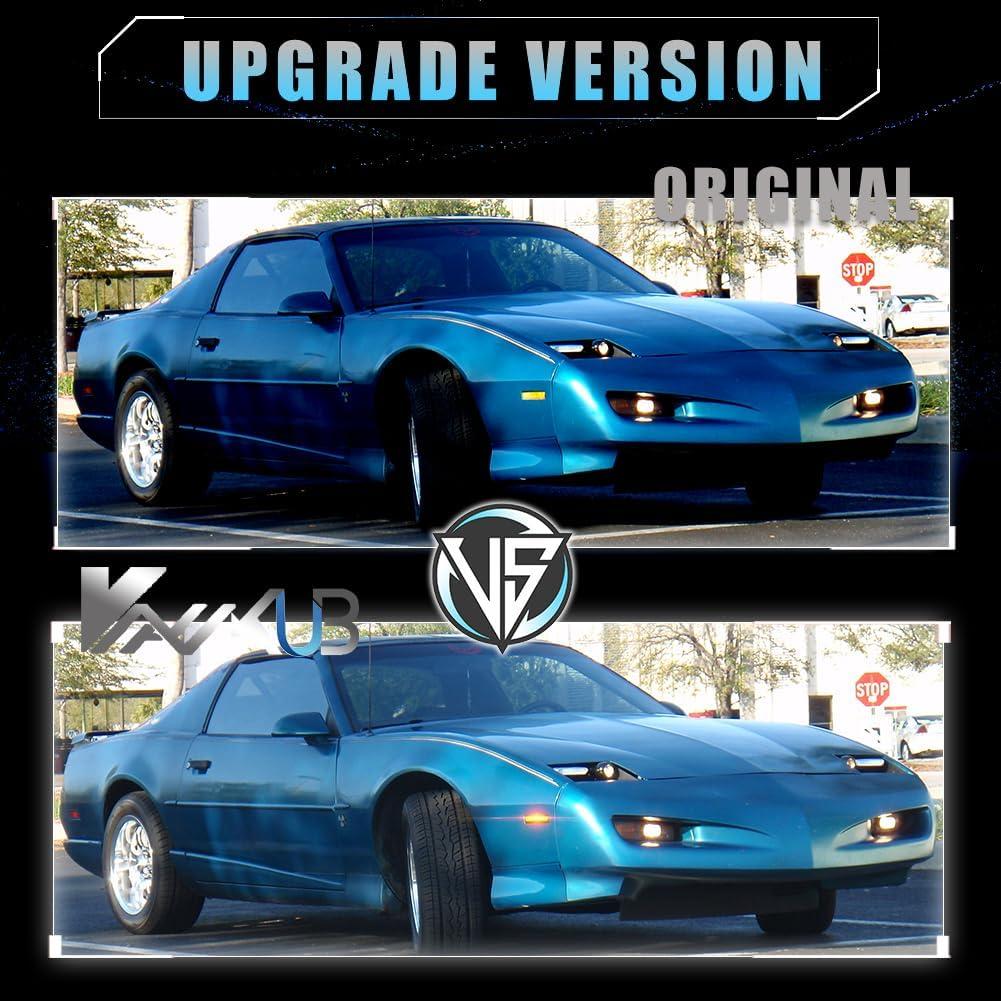 Luces de Marcador Lateral LED VANKUB para Chevy Camaro 1982-1992