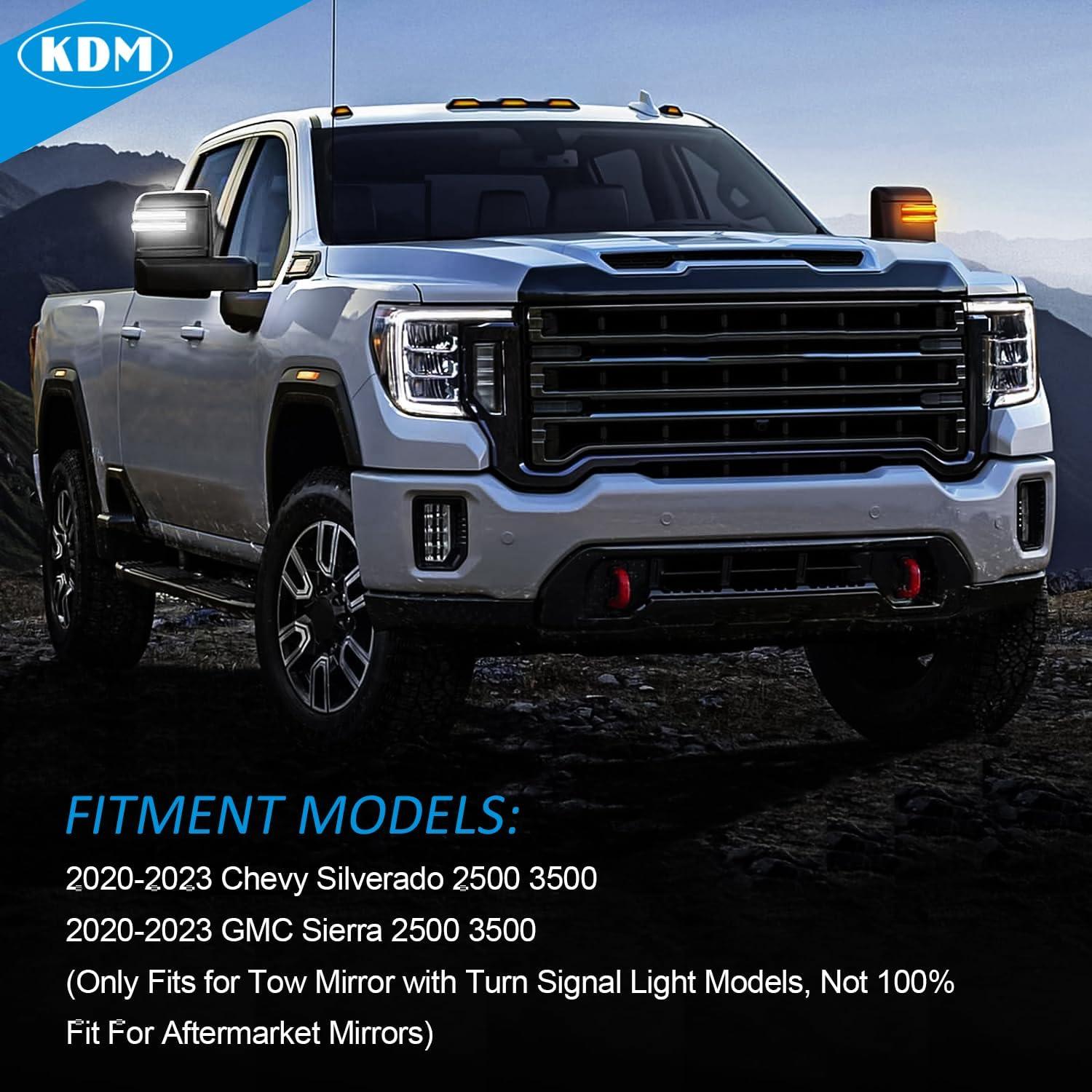 KDM Luz de Señal de Giro LED para Espejo Lateral 2020-2023