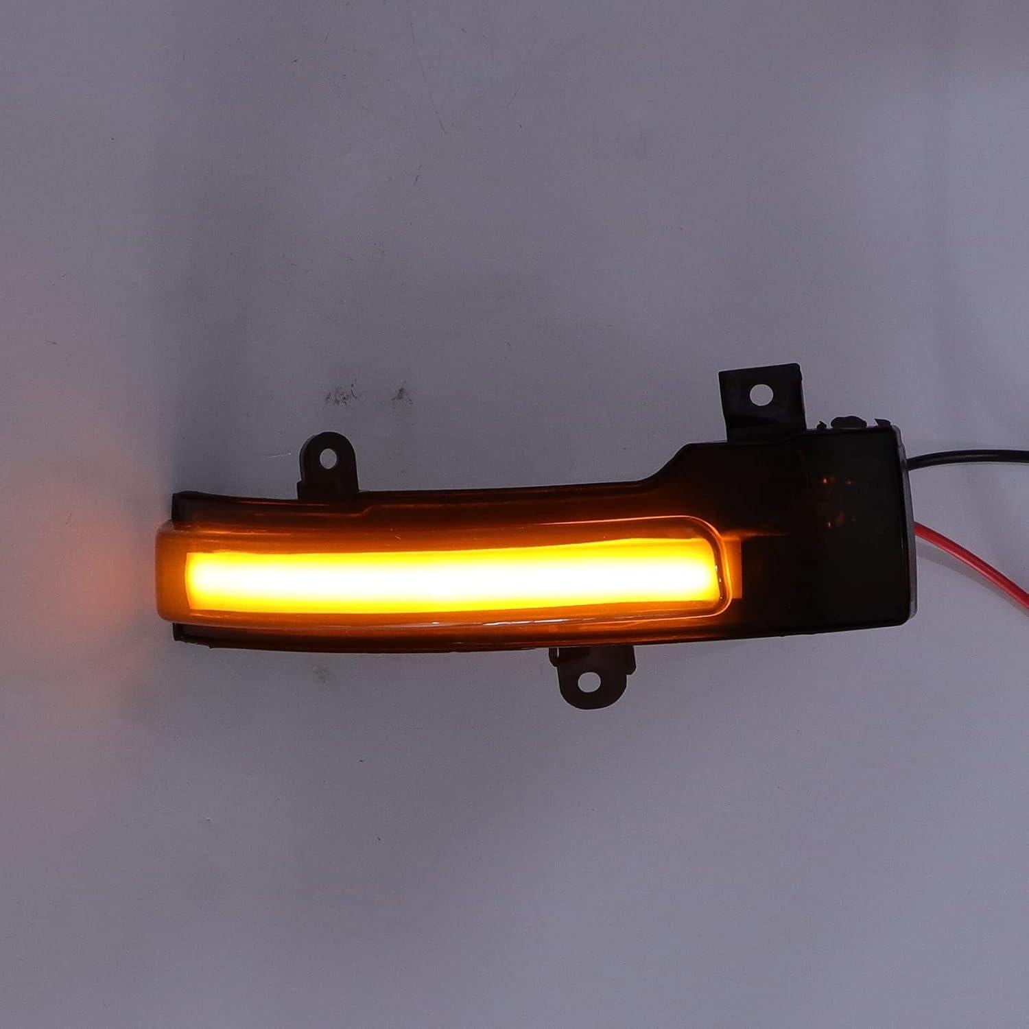 Luz de Giro de Espejo Lateral EVGATSAUTO Ámbar para Lancer ASX