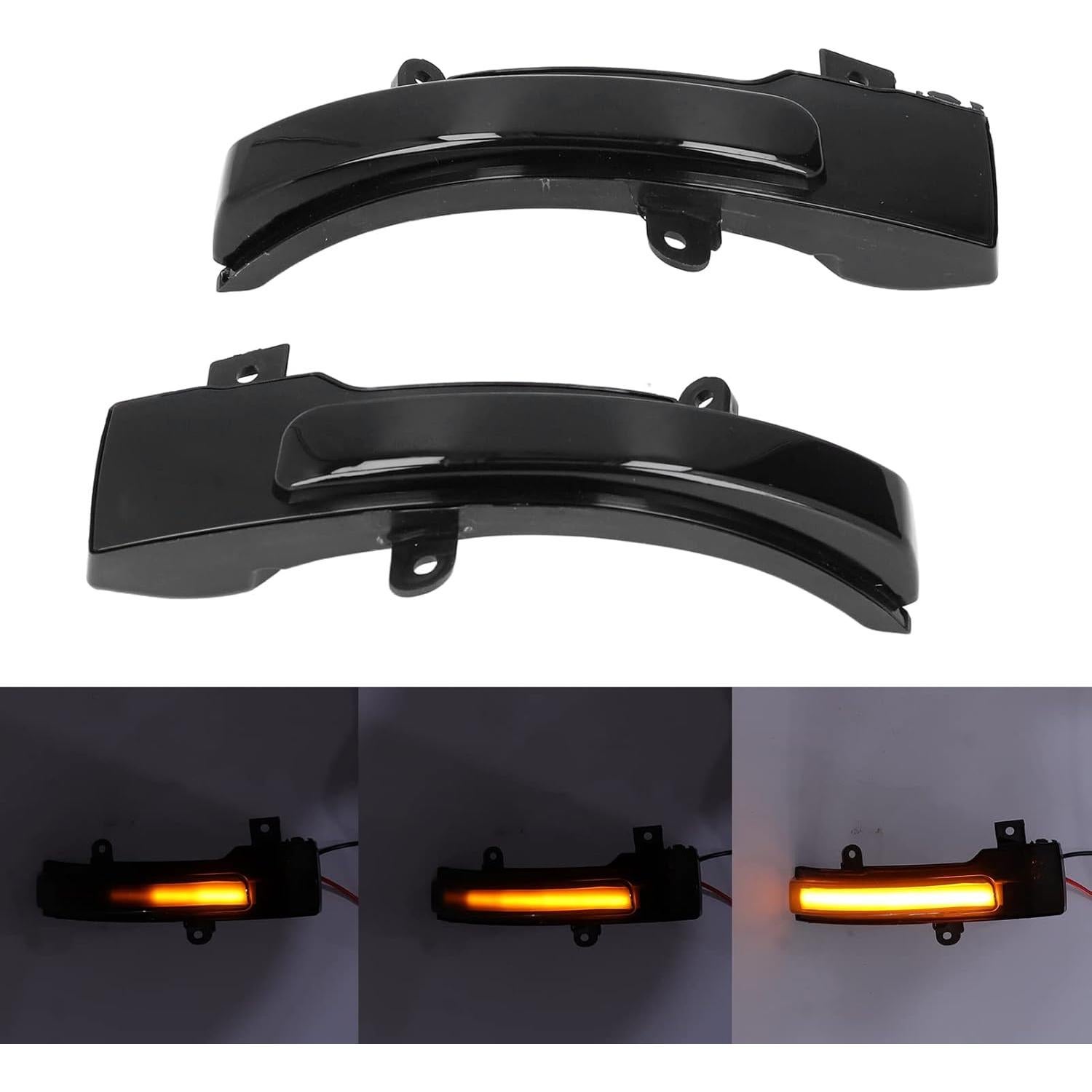 Luz de Giro de Espejo Lateral EVGATSAUTO Ámbar para Lancer ASX