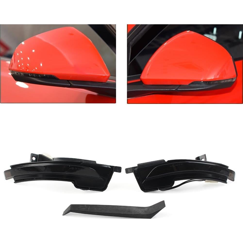 Luz de señal de giro LED ahumada BACAR para Ford Mustang 2015-2022