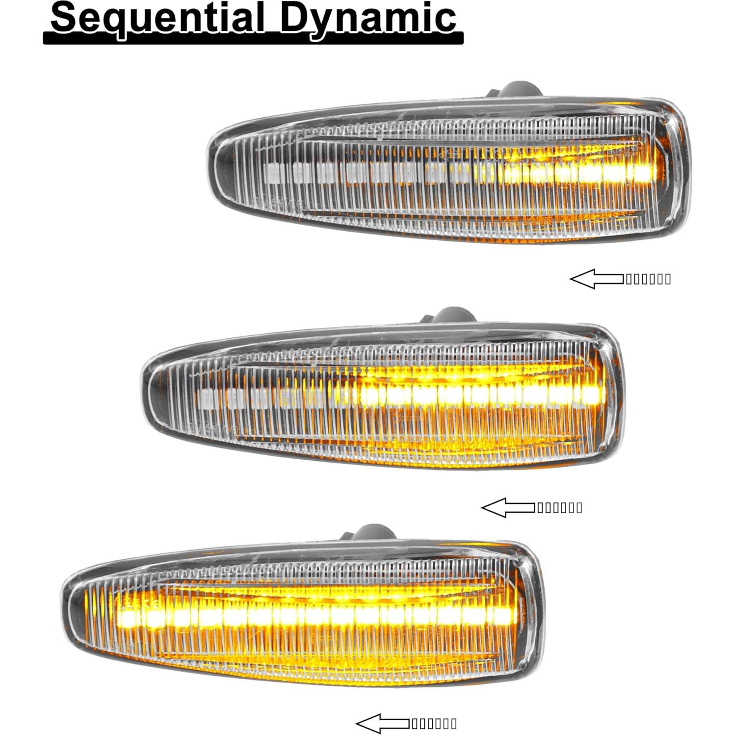 Luces de Marcador Lateral LED X AUTOHAUX para Mitsubishi