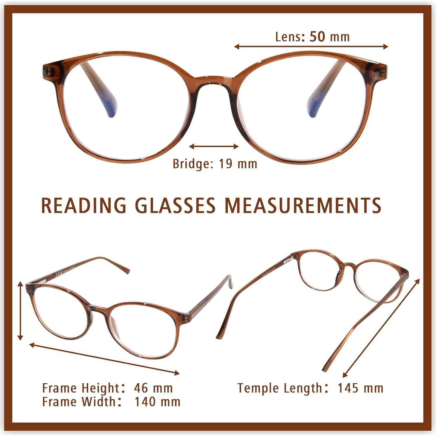 Gafas de Lectura Progresivas OPTOFENDY TR90 3.0x Azul