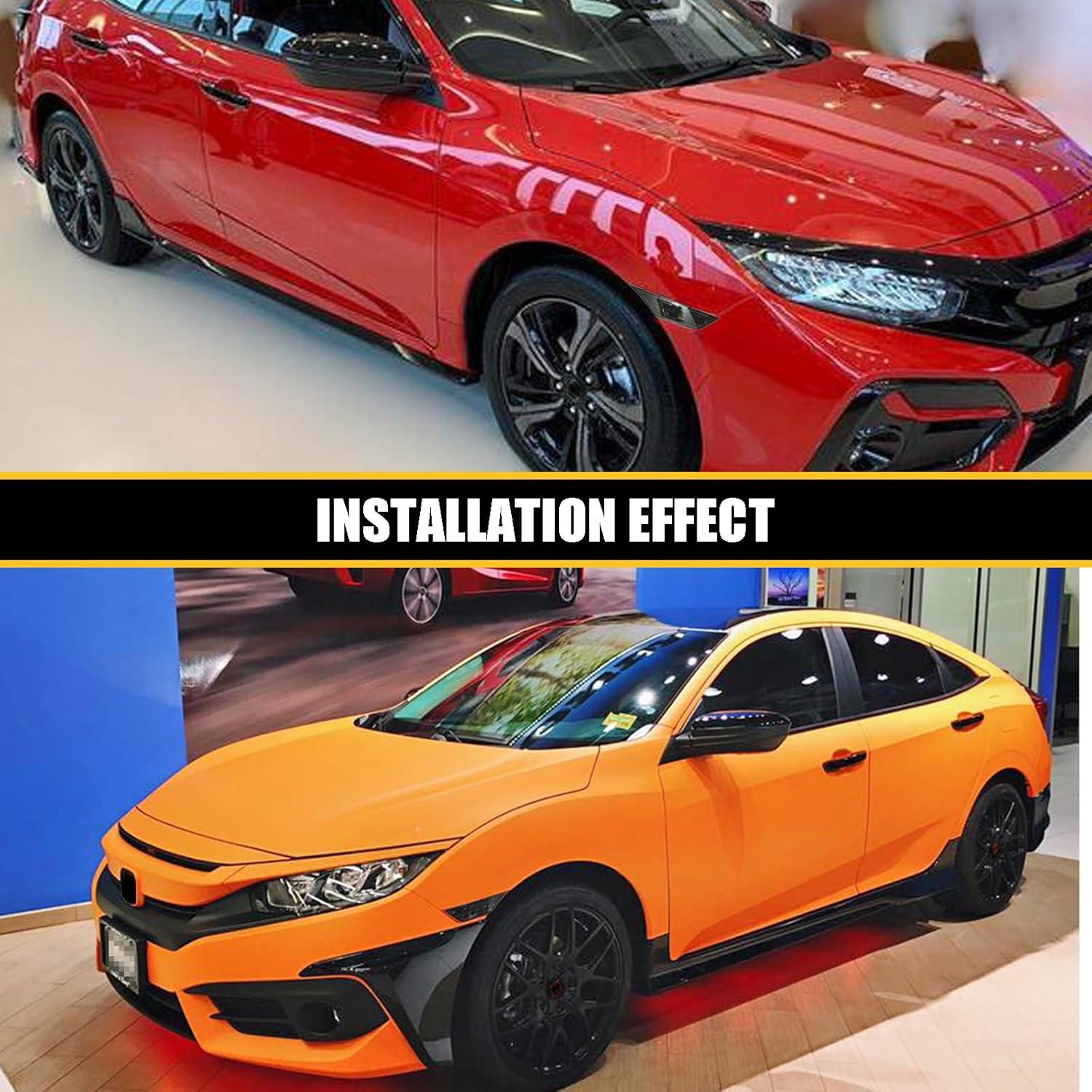 Luces de Marcador Lateral LED Venyeeda para Honda Civic 2016-2021