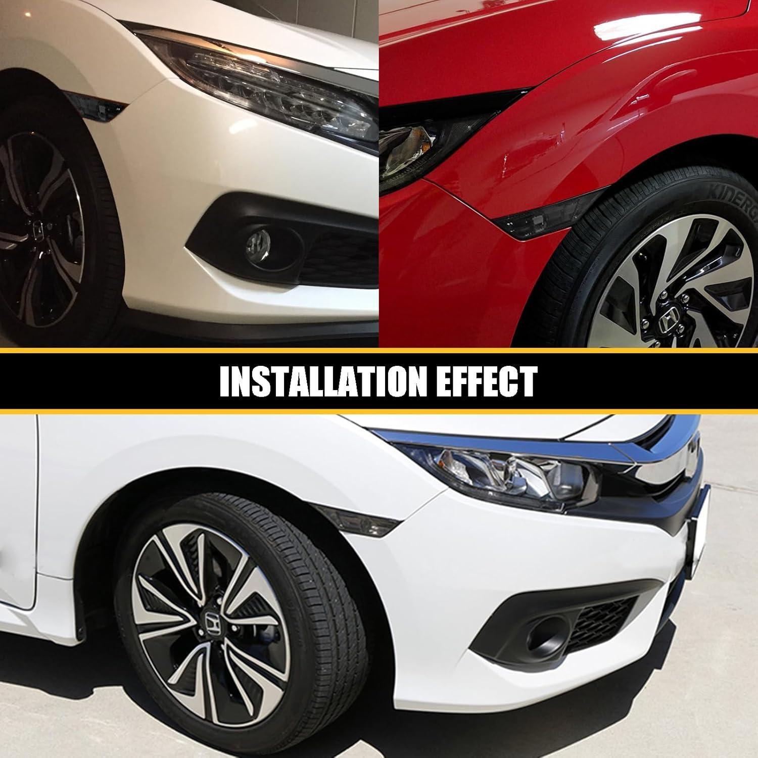 Luces de Marcador Lateral LED Venyeeda para Honda Civic 2016-2021