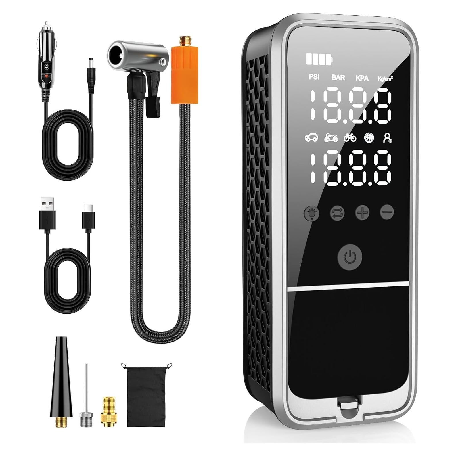 Compresor de Aire Portátil KZKB CQBBK-A01 160 PSI Bomba Rápida