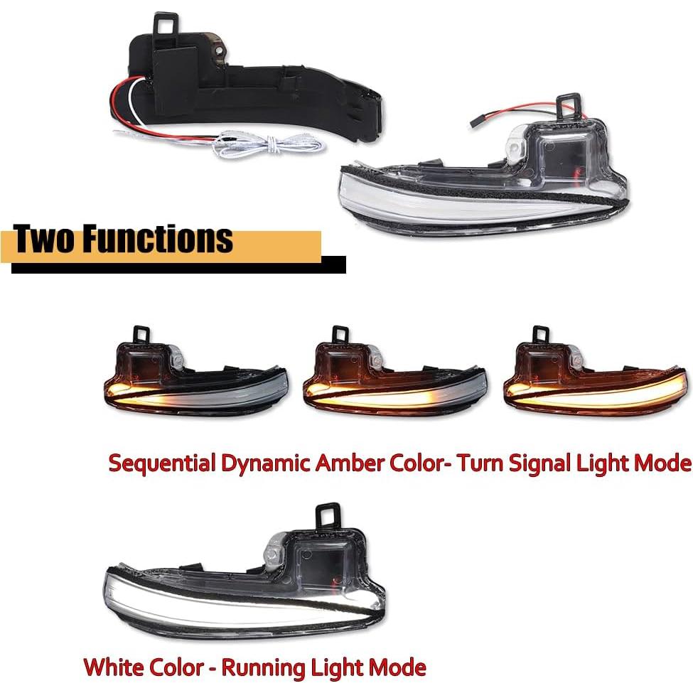 Luces de señal de giro LED GTINTHEBOX para Toyota Tacoma, RAV4, Highlander