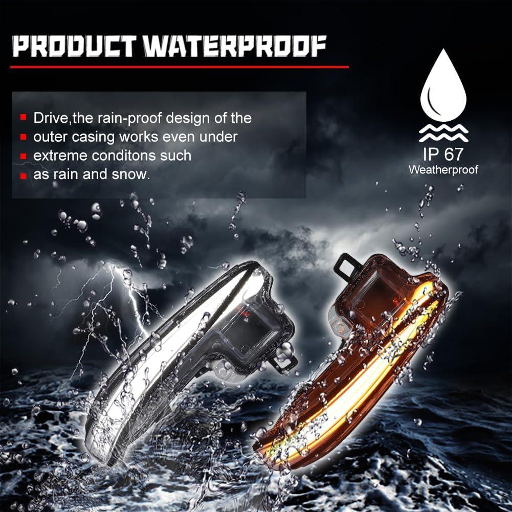 Luces de señal de giro LED GTINTHEBOX para Toyota Tacoma, RAV4, Highlander