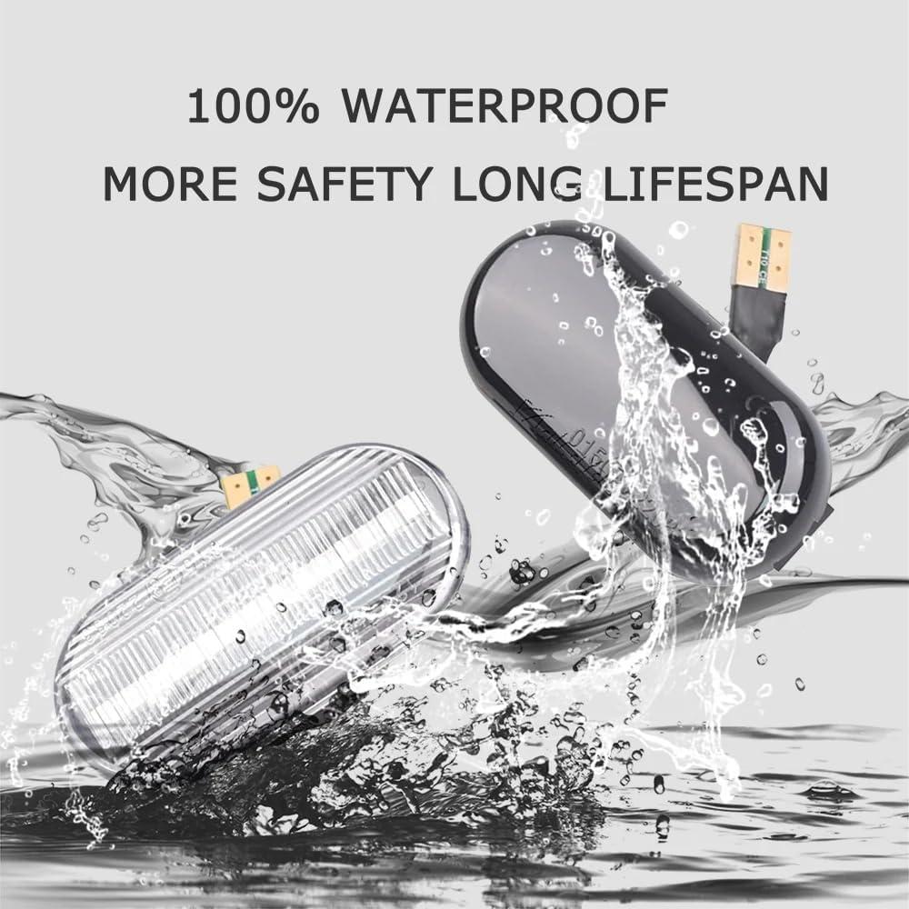 Luz de señal de giro LED secuencial Yoegerery para Nissan