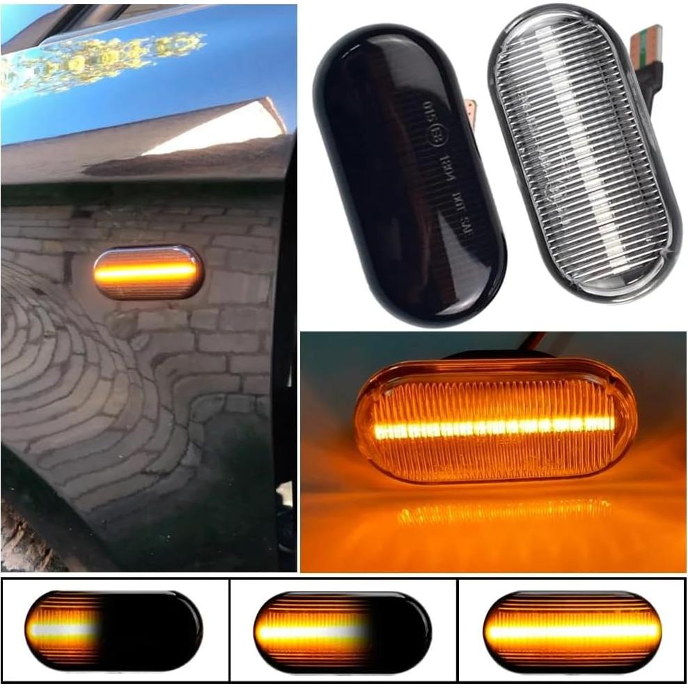 Luz de señal de giro LED secuencial Yoegerery para Nissan