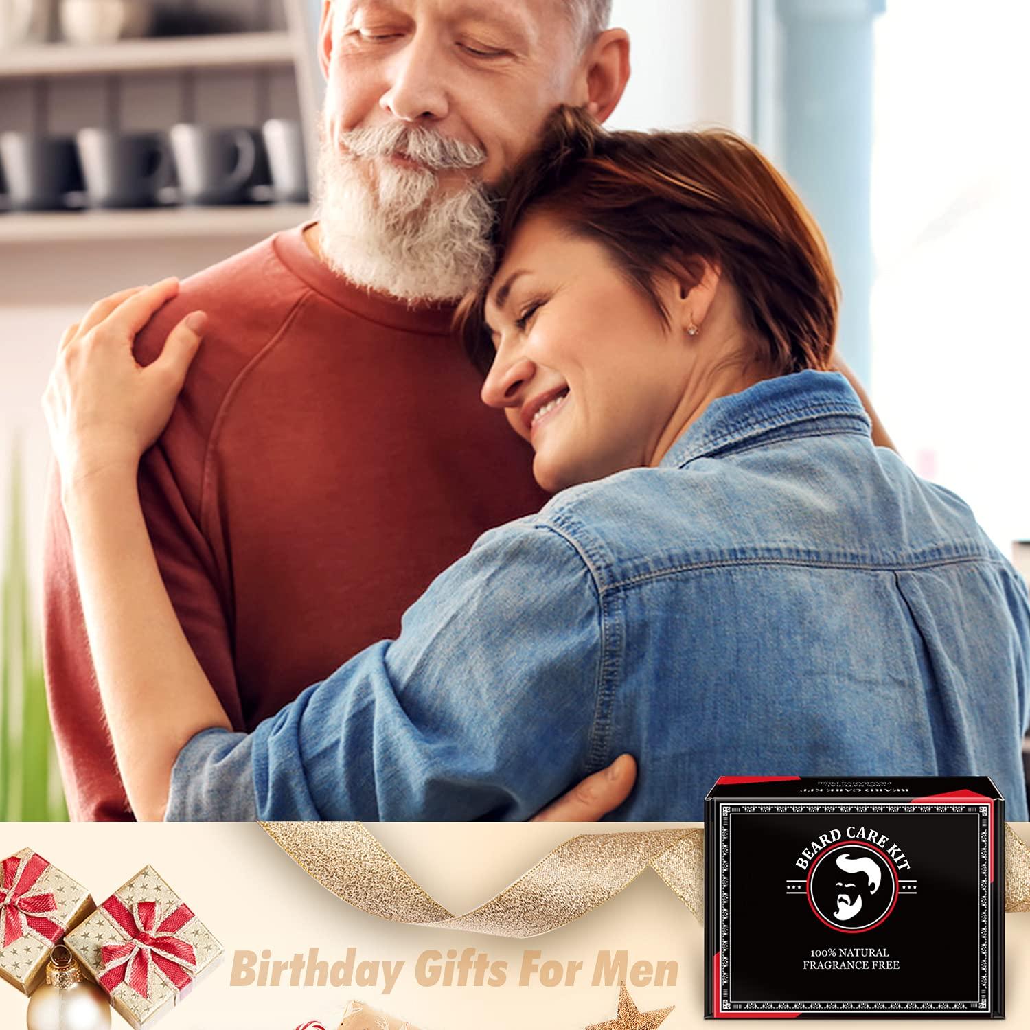 Kit de Cuidado de Barba ABUDICS - Aceite, Balsamo, Cepillo