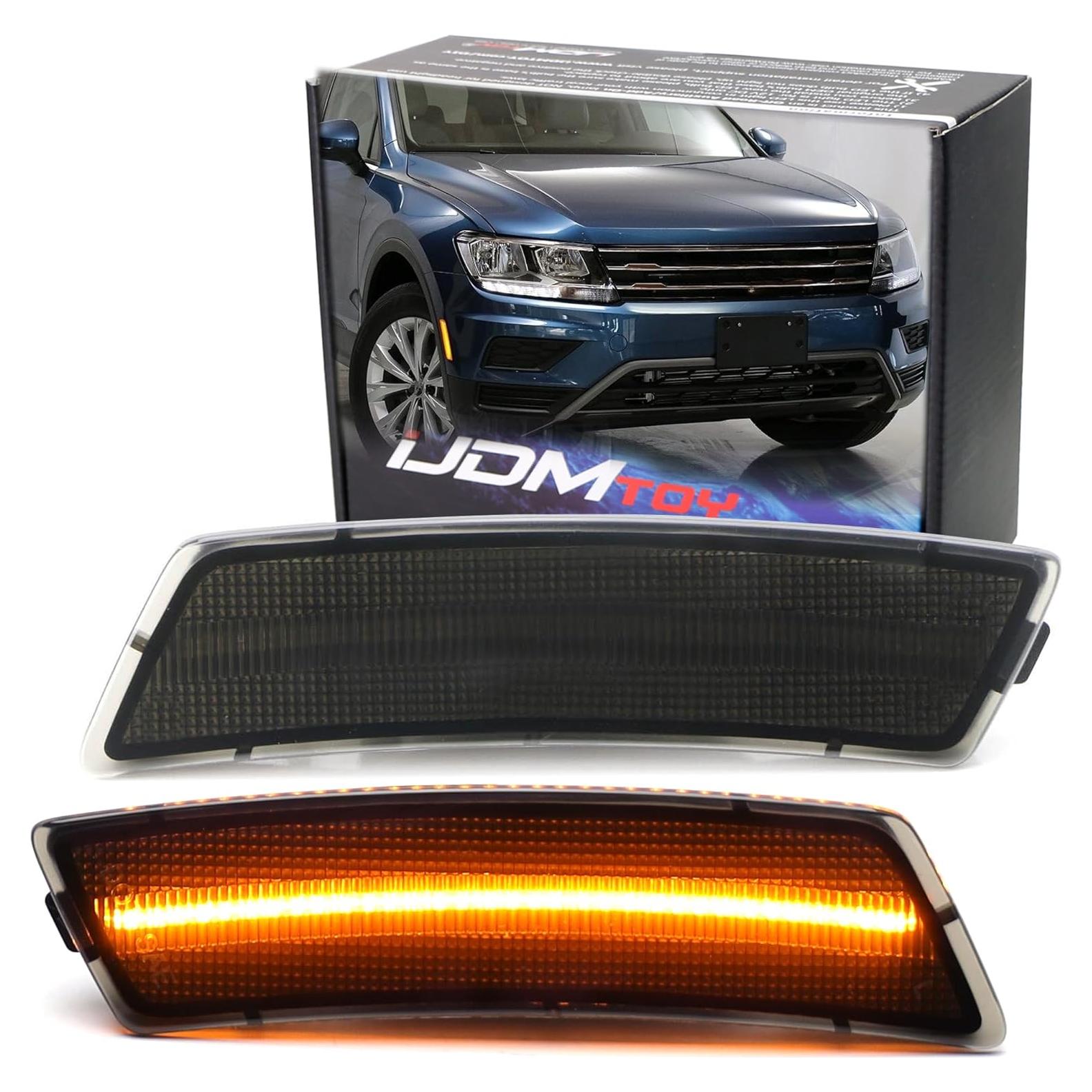 Kit Completo de Luz de Marcador Lateral LED iJDMTOY Ámbar