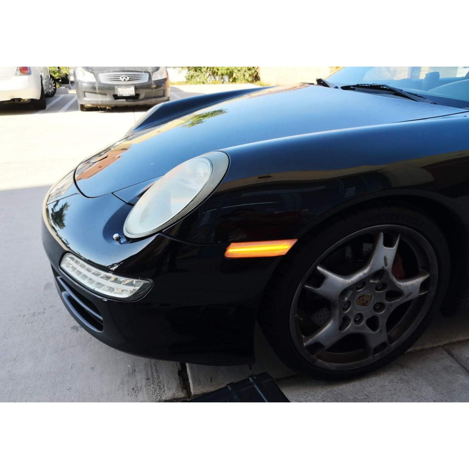 Kit Completo de Luz de Marcador Lateral LED iJDMTOY Ahumado