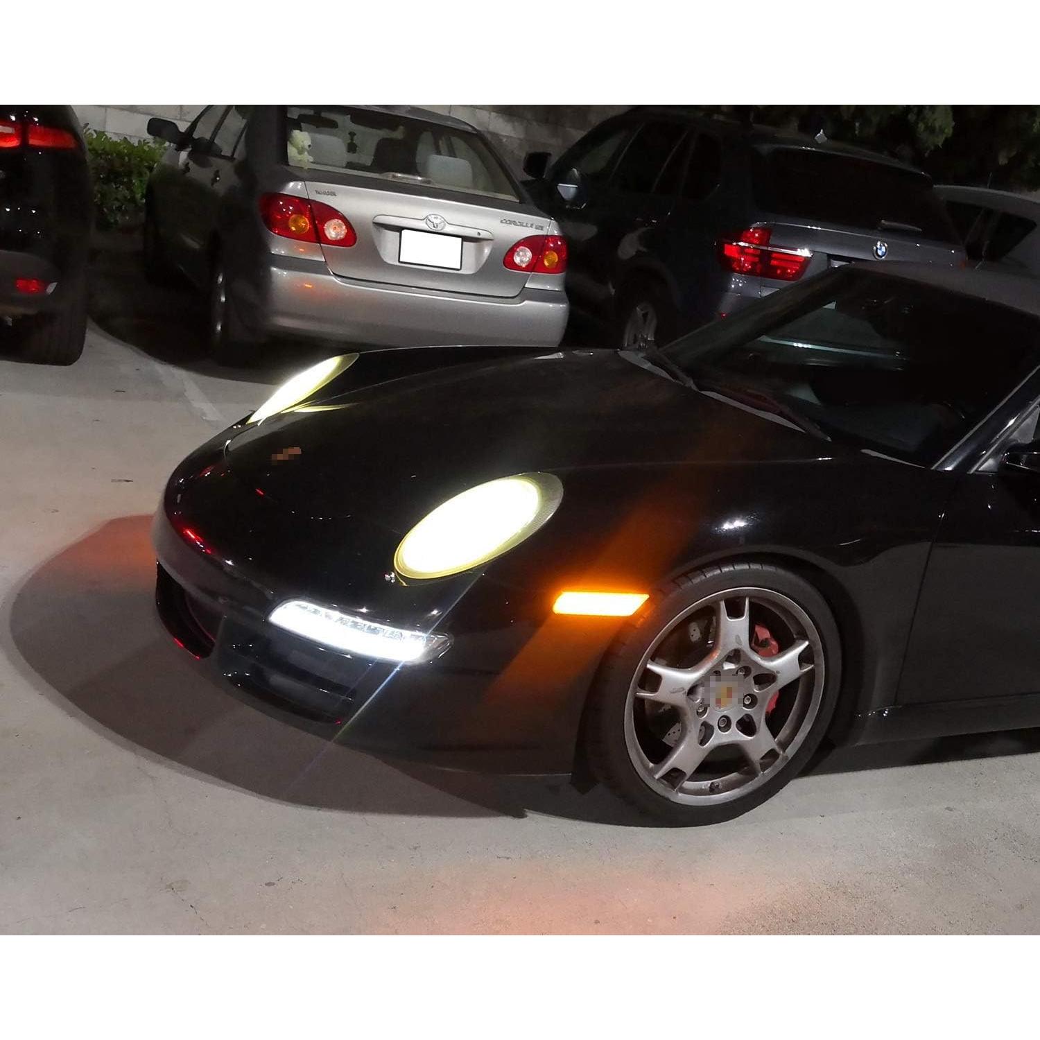 Kit Completo de Luz de Marcador Lateral LED iJDMTOY Ahumado