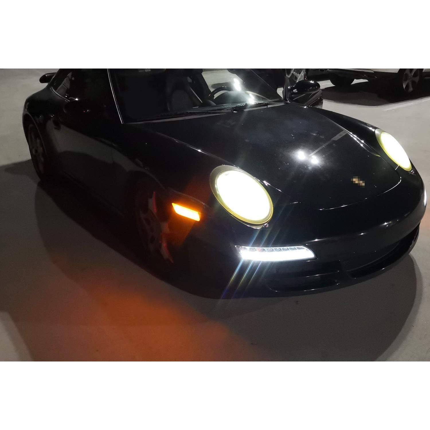 Kit Completo de Luz de Marcador Lateral LED iJDMTOY Ahumado